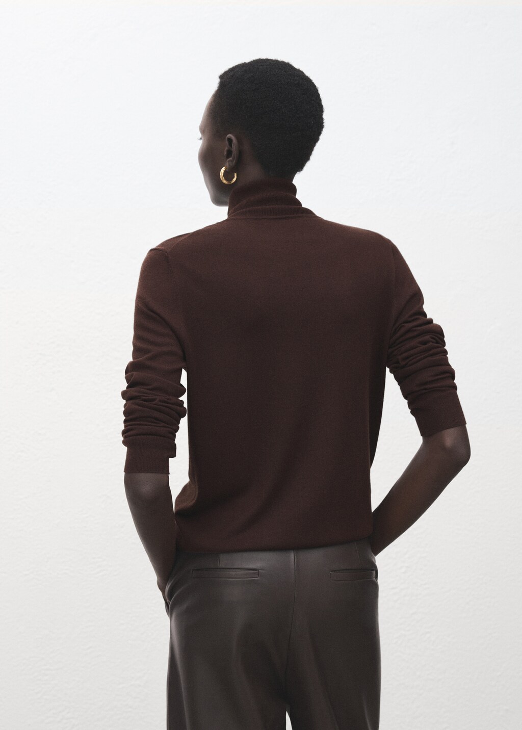 Mango Turtleneck knitted sweater