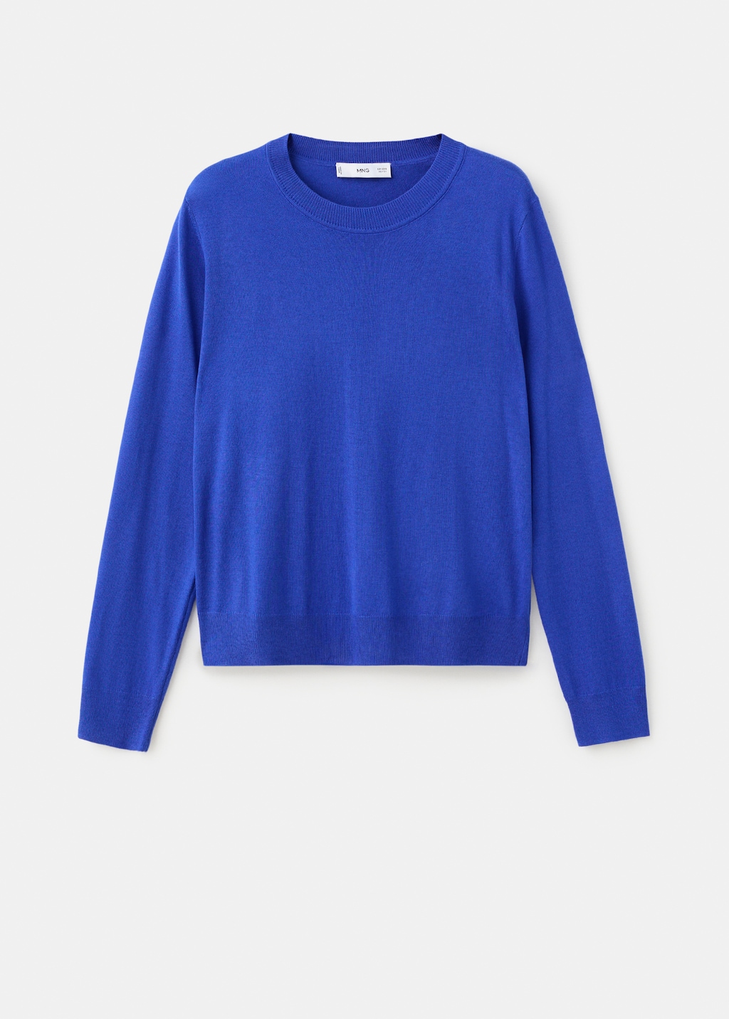 Mango Fine-knit crew-neck sweater thumbnail