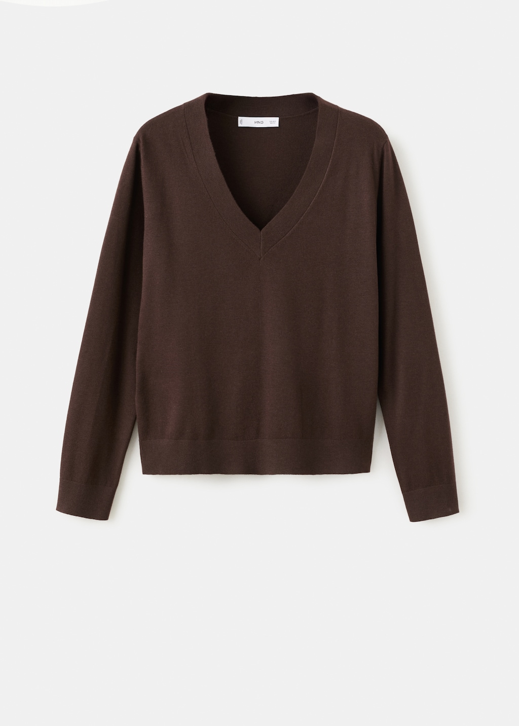 Mango V-neck knit sweater