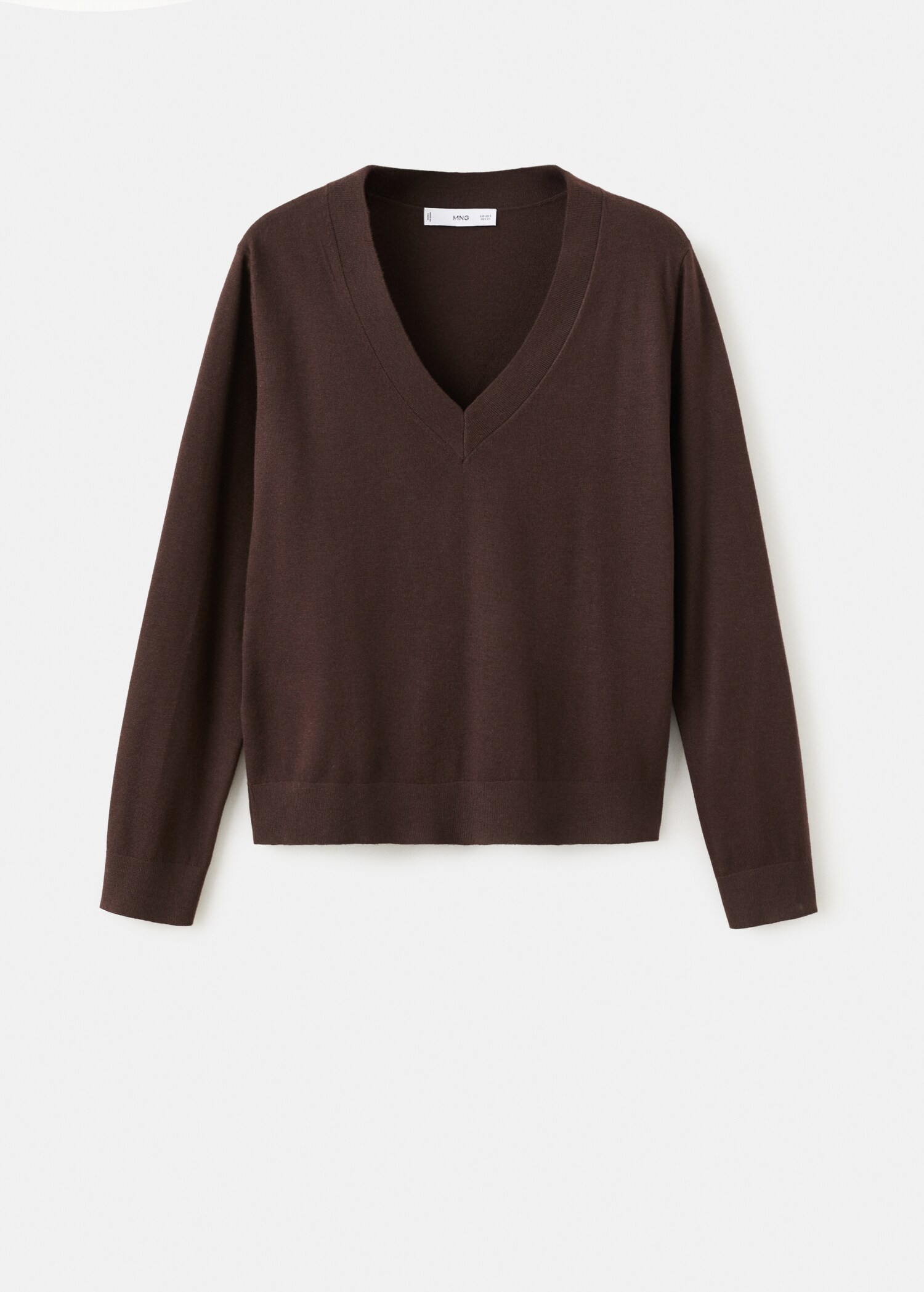 سترة محبوكة برقبة على شكل حرف V - منتج دون نموذج