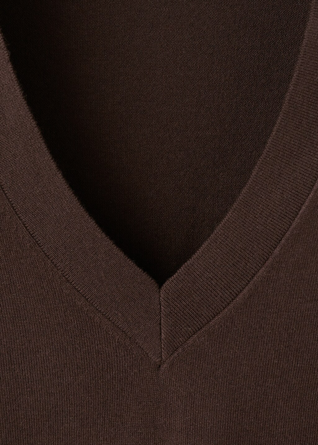 Mango V-neck knit sweater