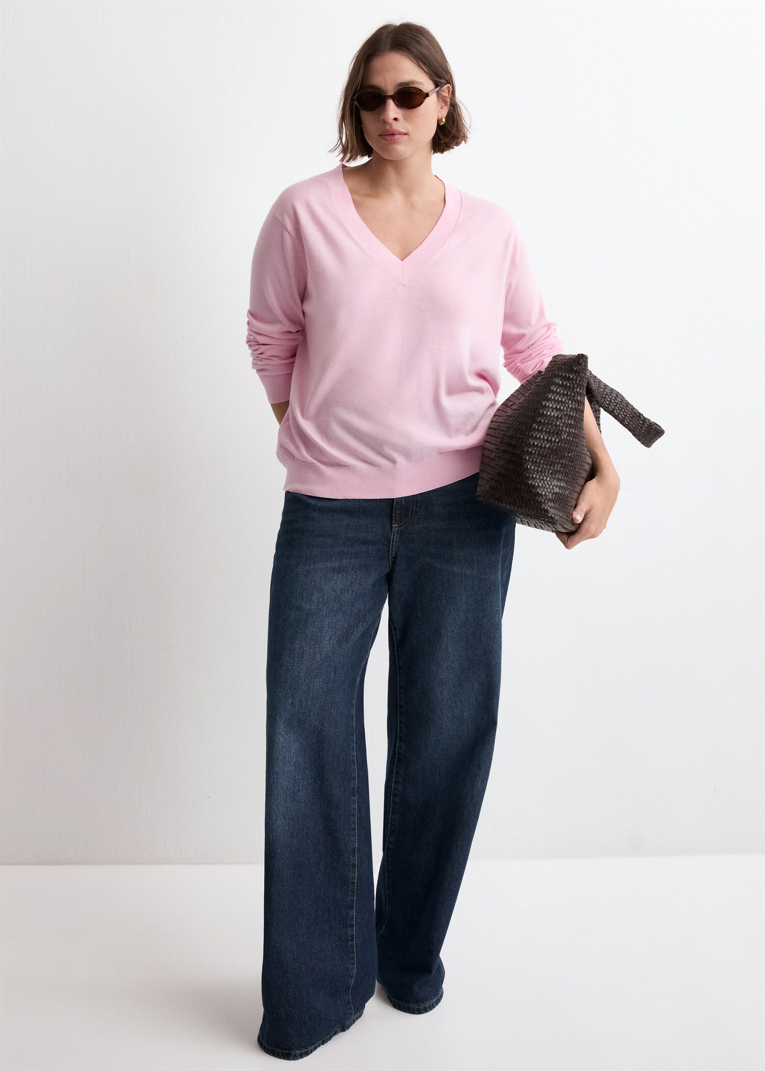 Pull-over maille col en V - Détail de l'article 3