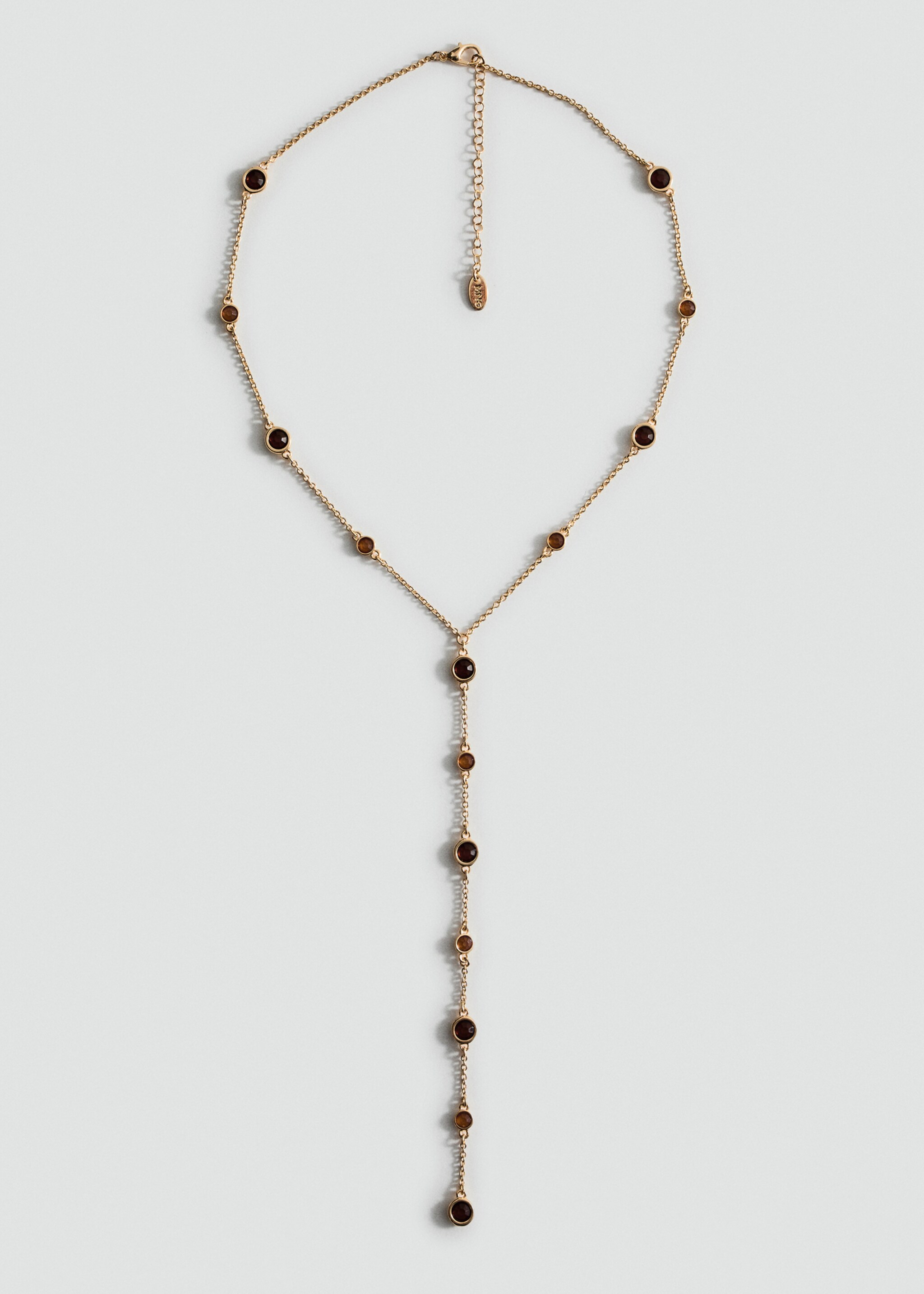 Длинное комбинированное ожерелье - Изделие без модели, Золото. Ref: 27031279-00.