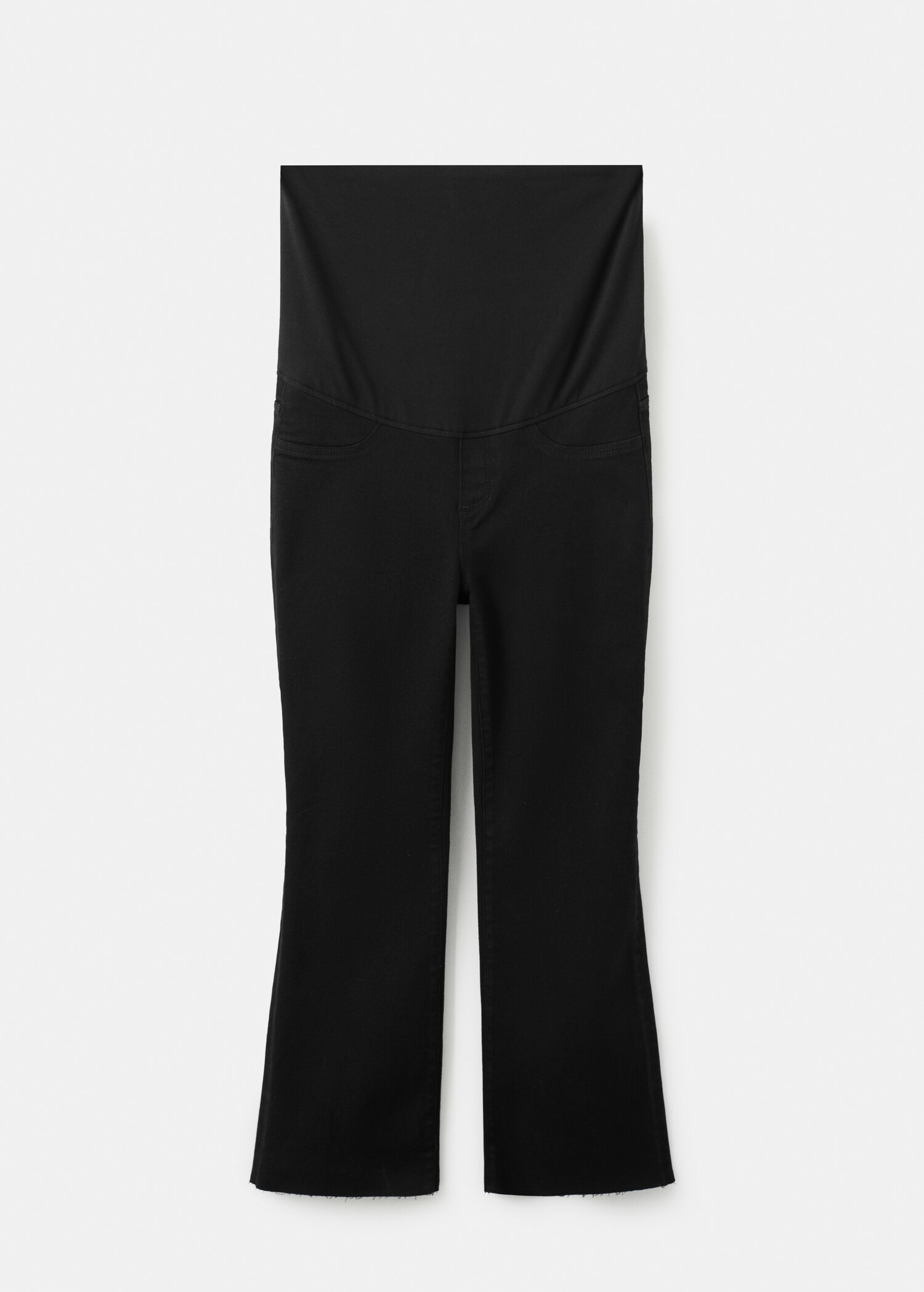 جينز قصير متوهج للحوامل - منتج دون نموذج