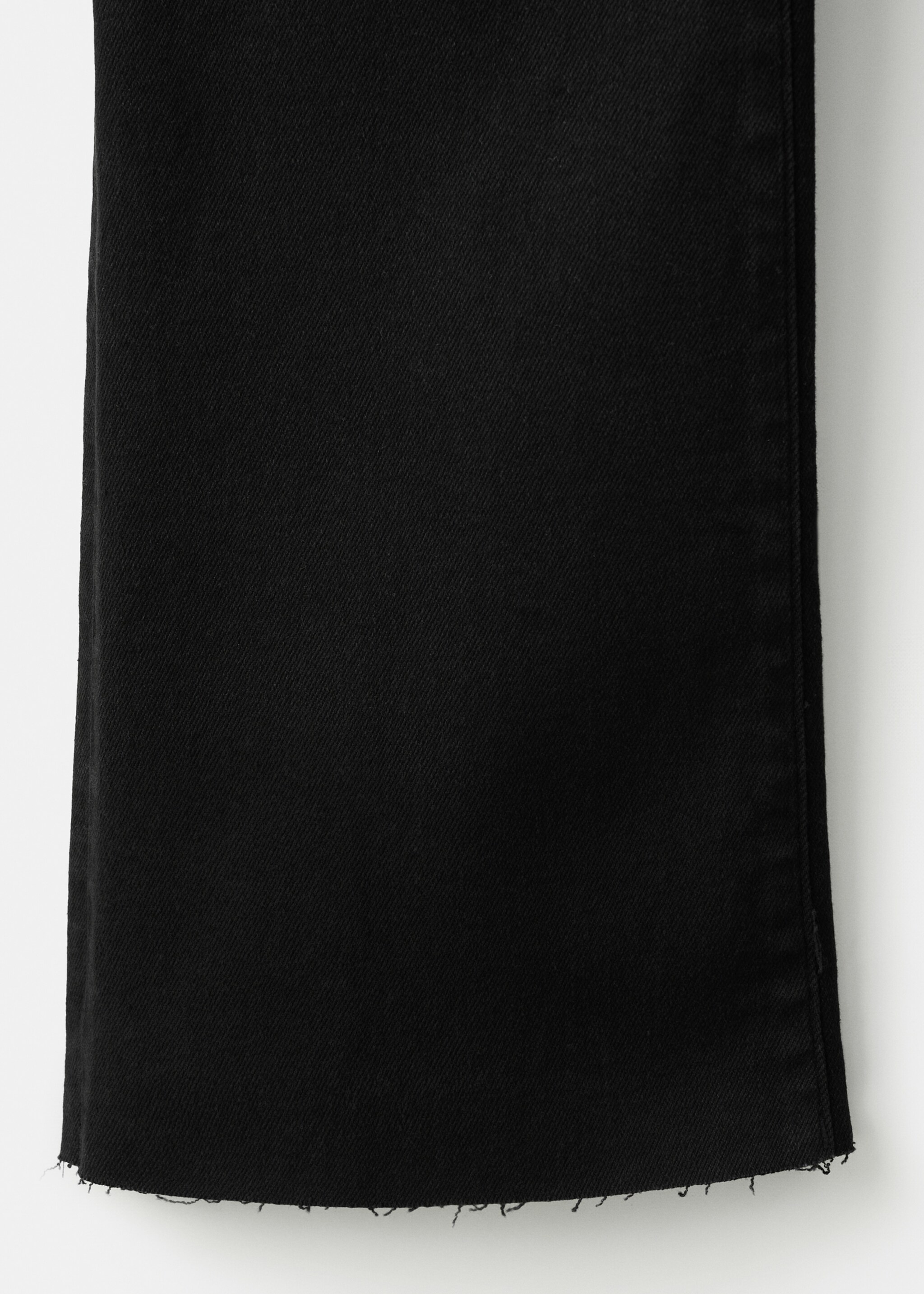 Maternity flared cropped jeans - Details of the article 0, Black denim. Ref: 27031280-00.