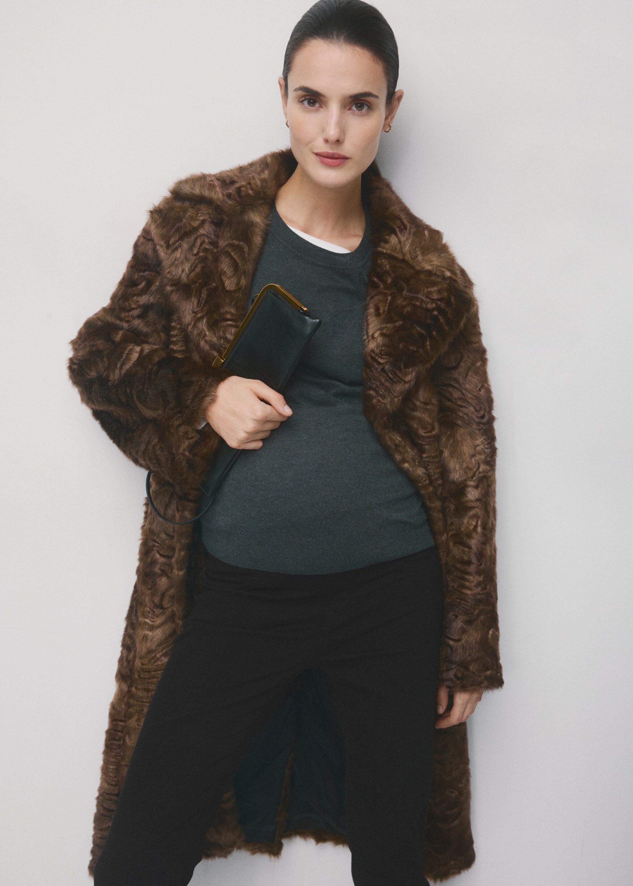 Jean de grossesse flare crop - Détail de l'article 1, Black denim. Ref: 27031280-00.