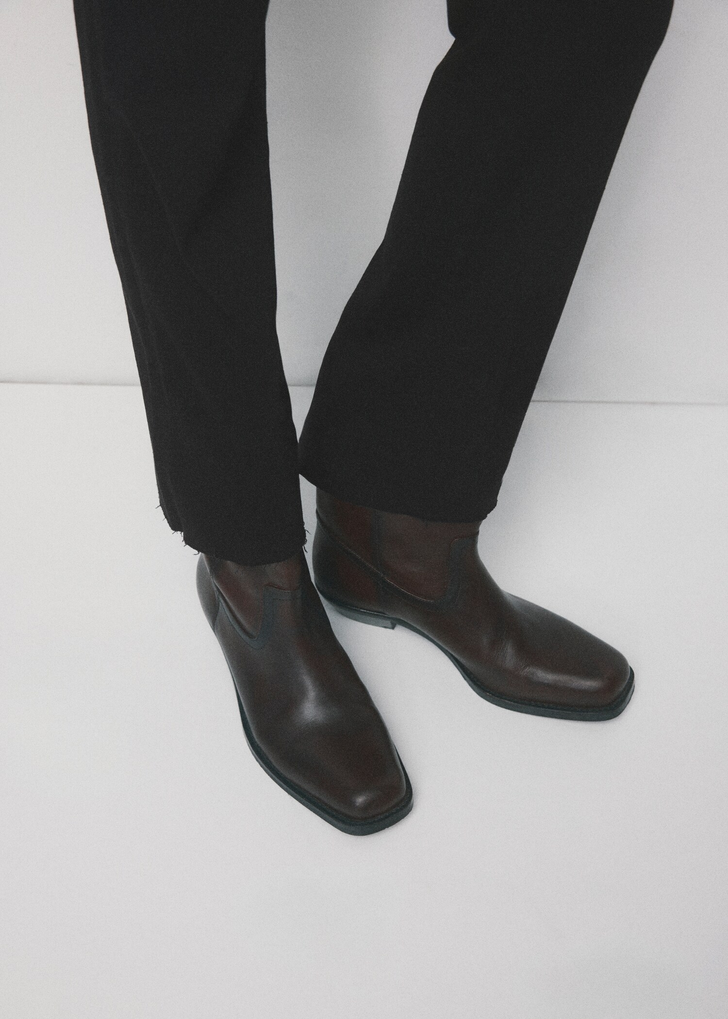 Flared cropped positiejeans - Detail van het artikel 6