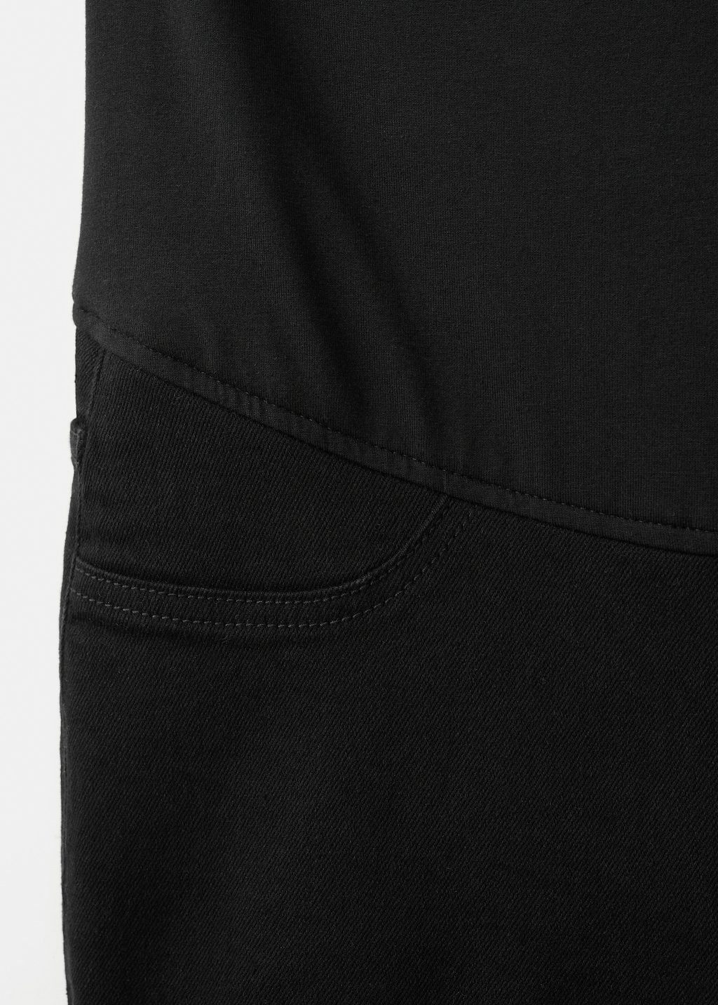 Mango Maternity flared cropped jeans