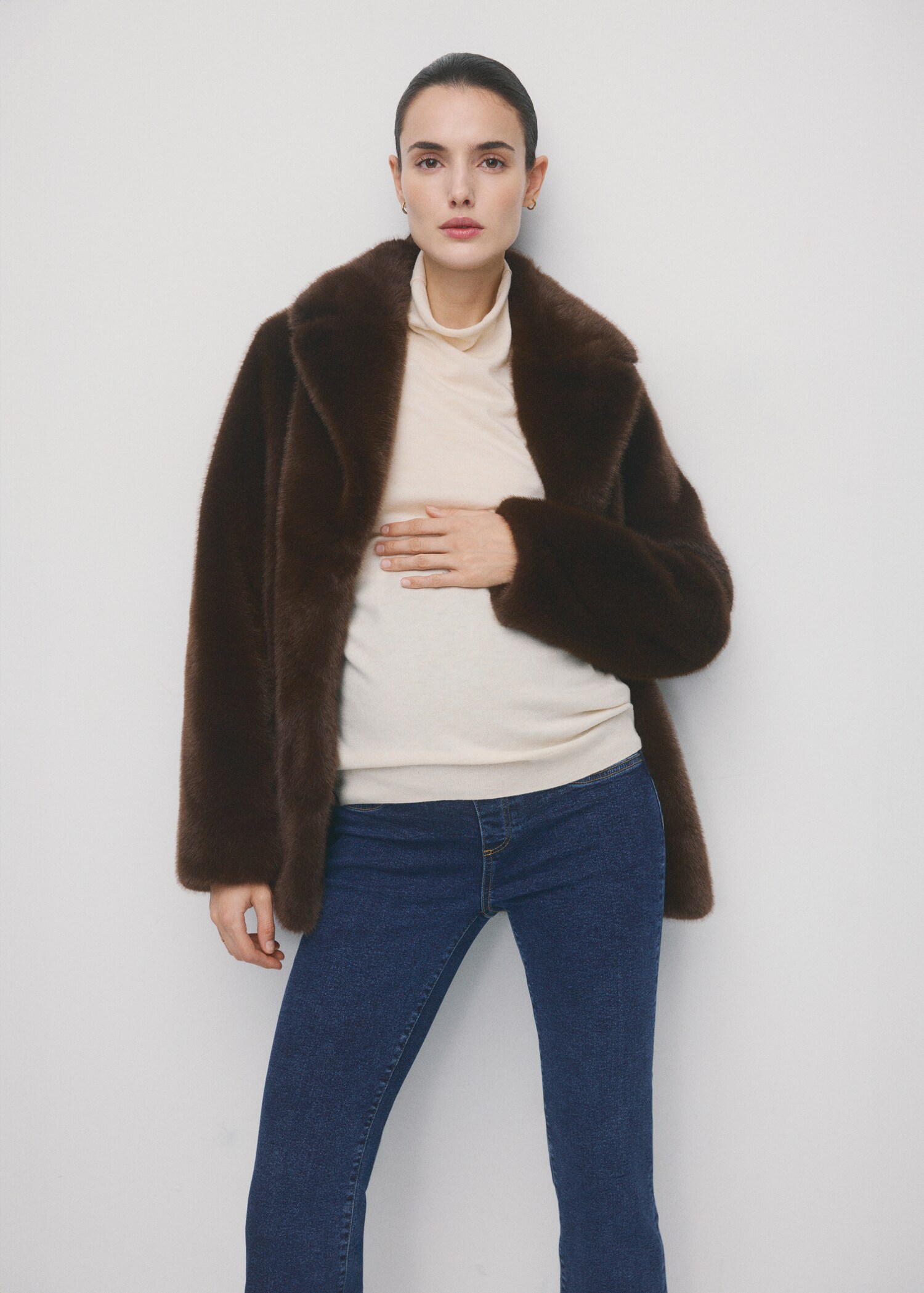 Flared cropped positiejeans - Detail van het artikel 1