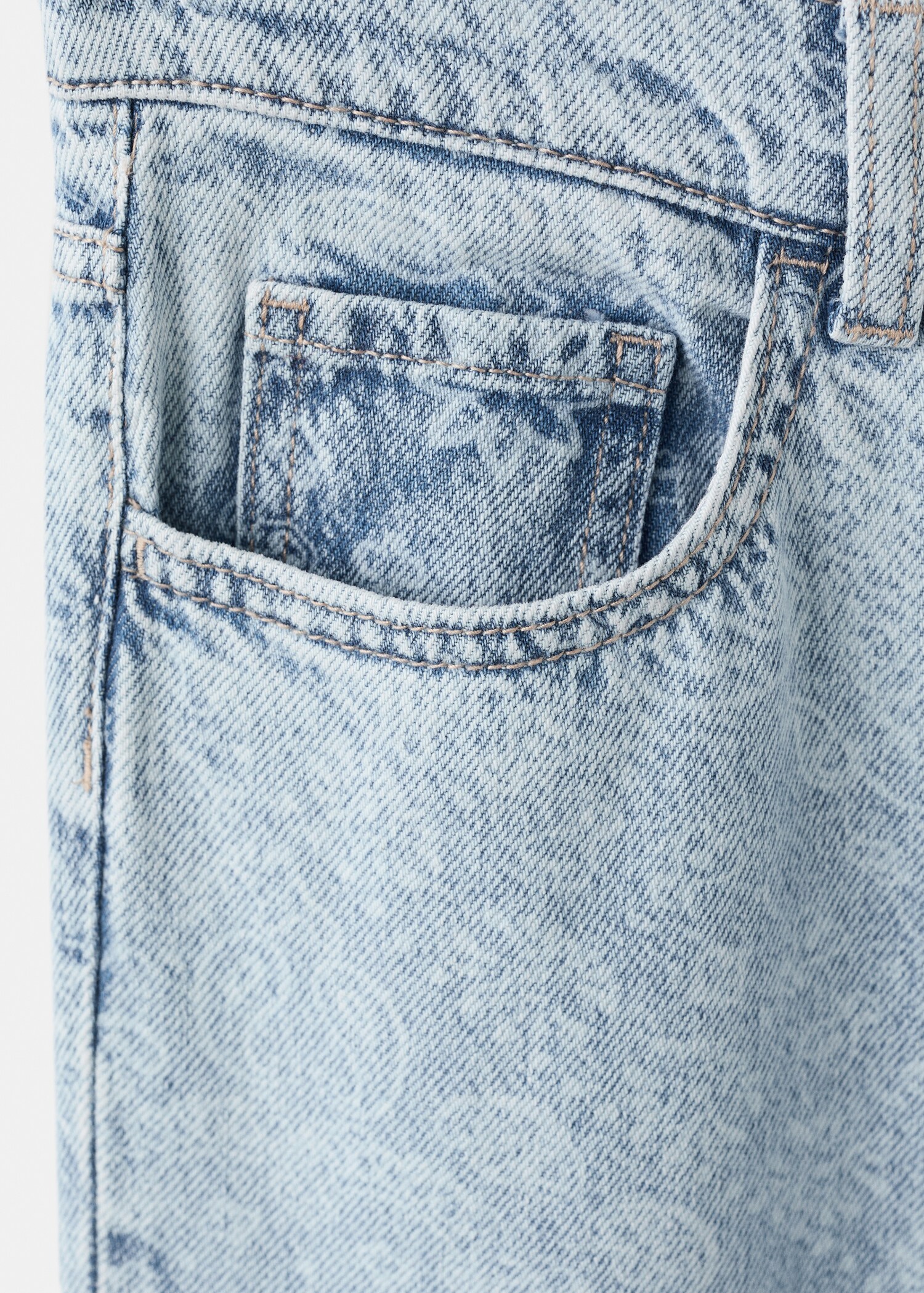 Paisley wide-leg jeans - Details of the article 0