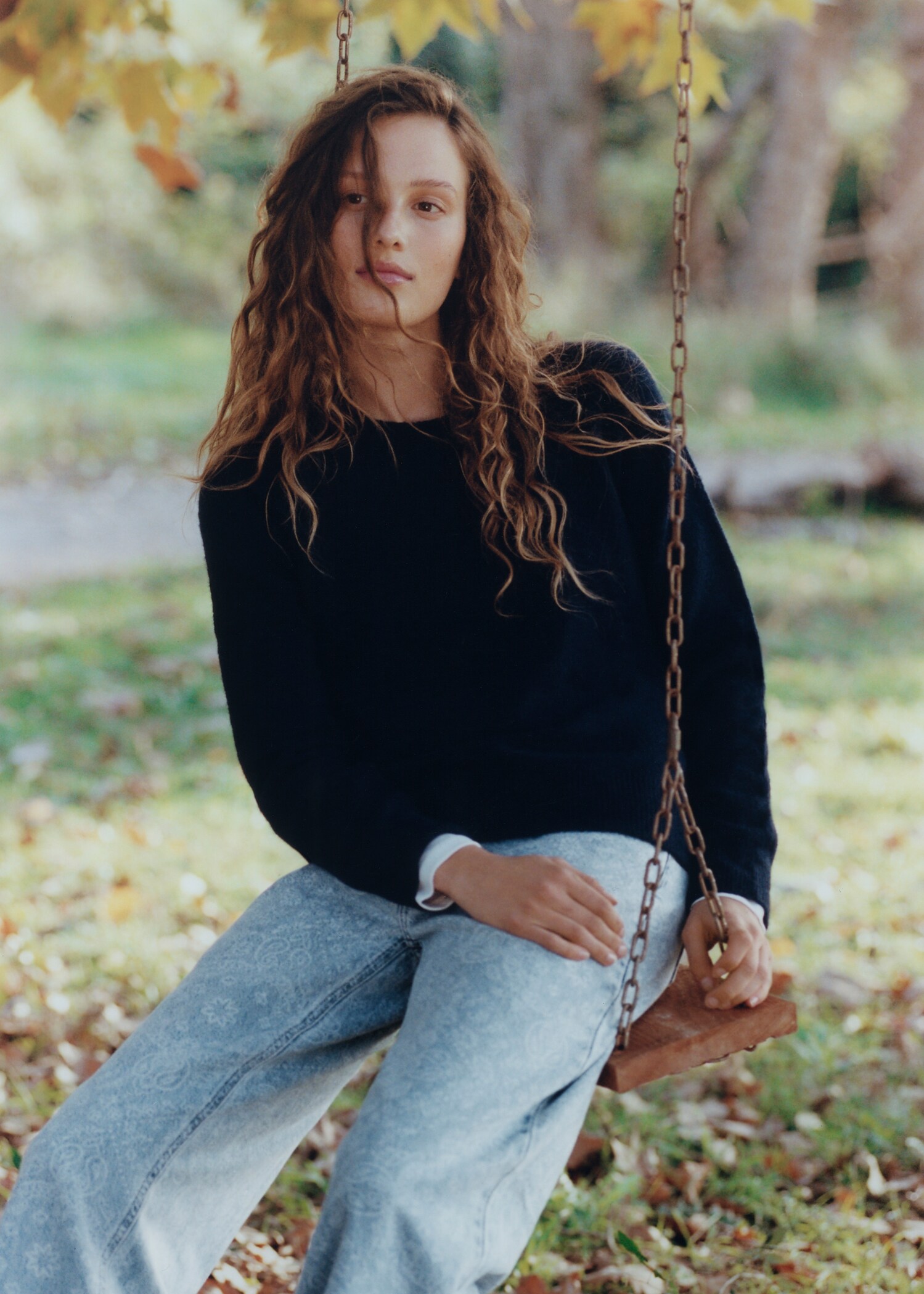 Wide-leg paisley jeans - Details of the article 5