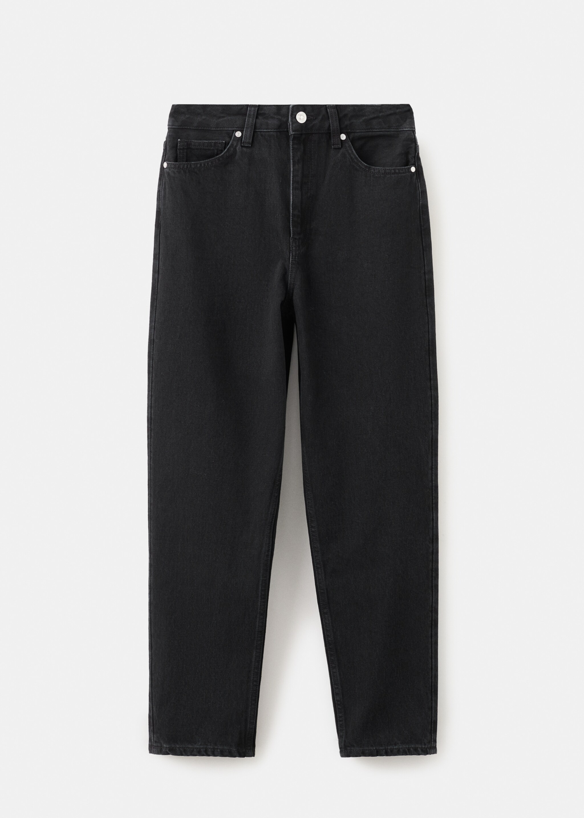 Mom2000 high-rise jeans - Article without model, Black denim. Ref: 27031283-00.