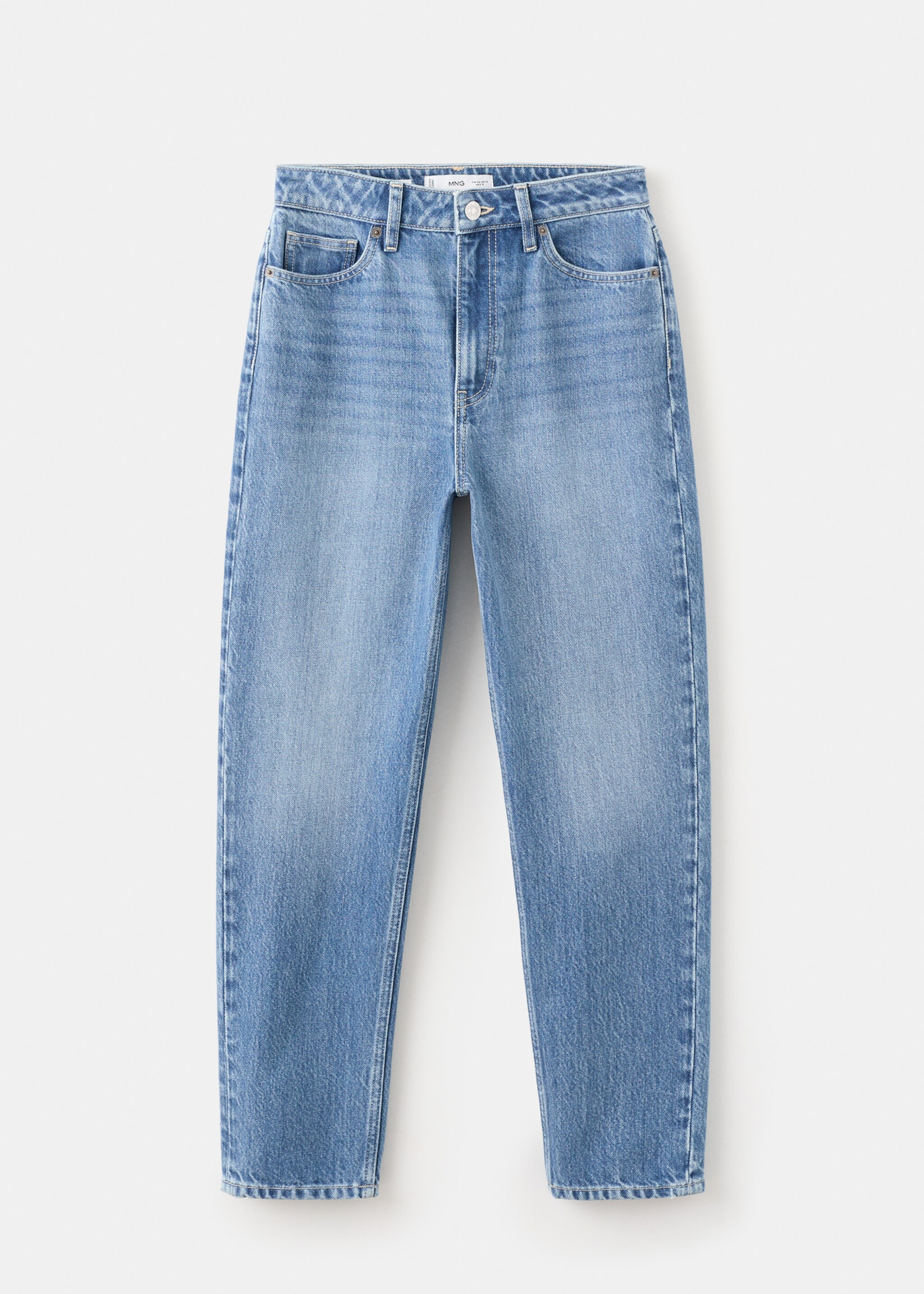 Mom2000 high-rise jeans - Article without model, Medium Blue. Ref: 27031284-00.