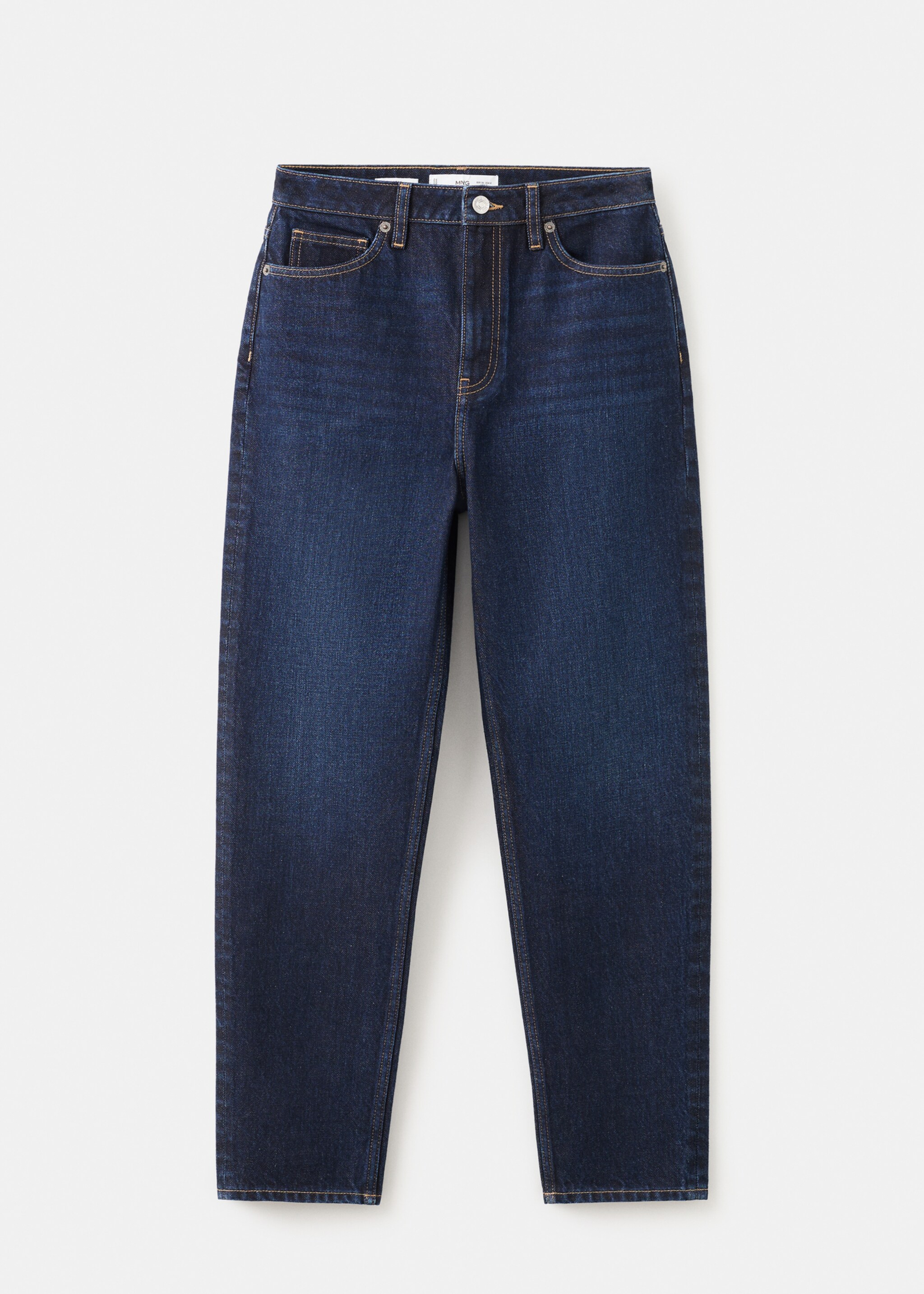 Mom2000 high-rise jeans - Article without model, Dark Blue. Ref: 27031285-00.