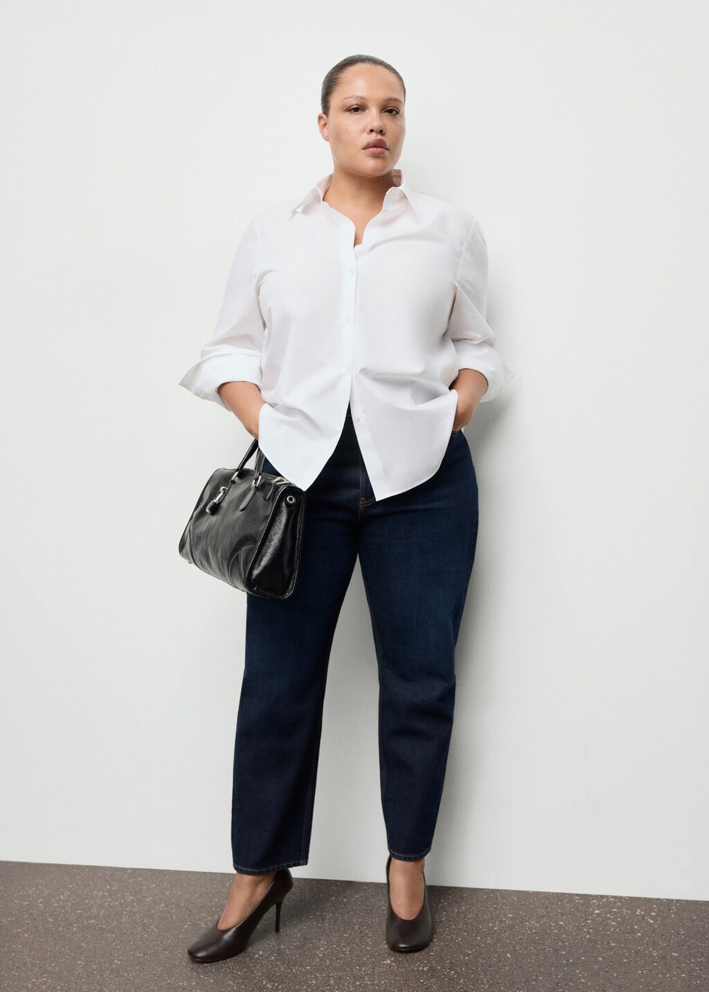 Mango Mom2000 high-rise jeans