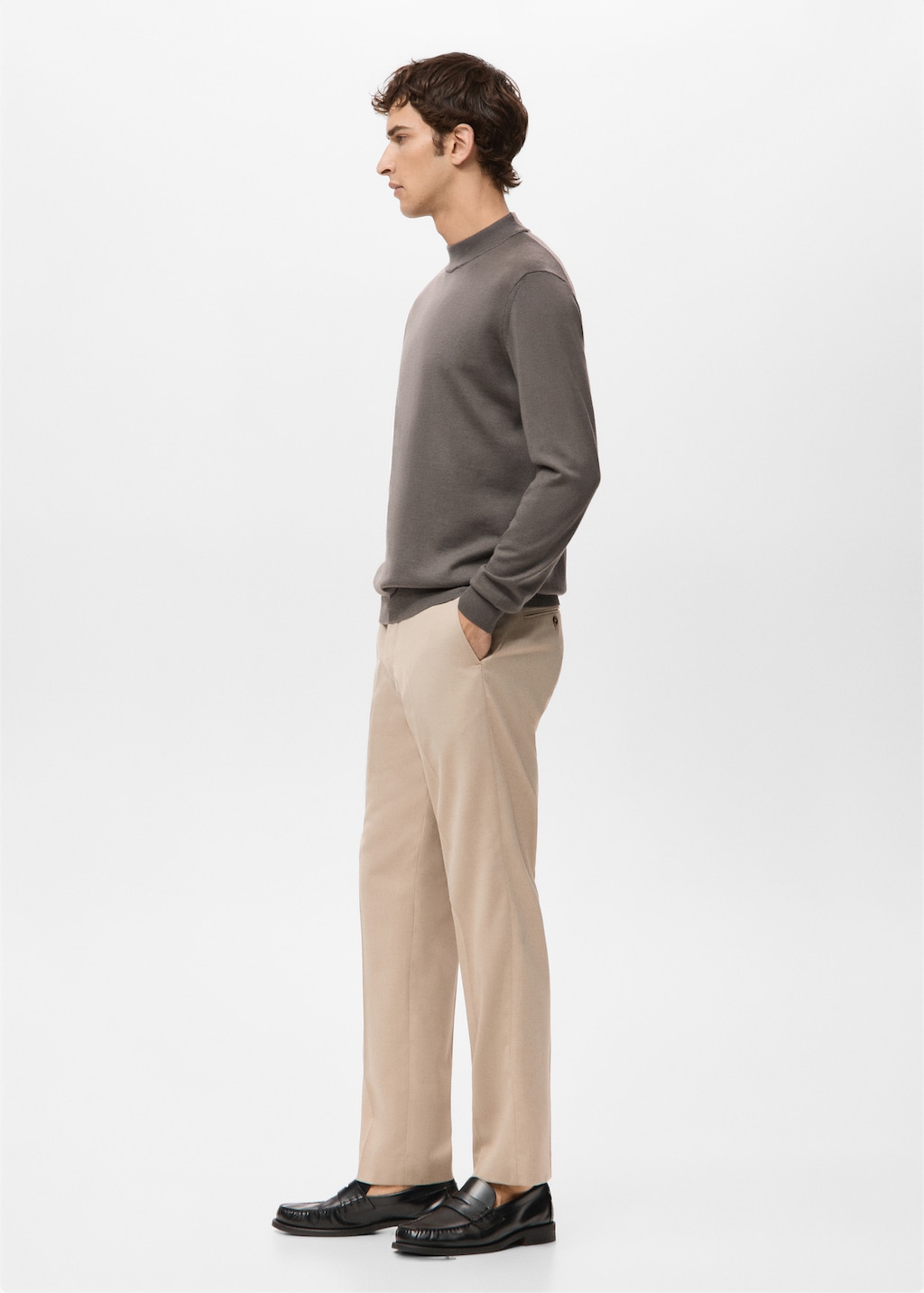 100% wool turtleneck sweater