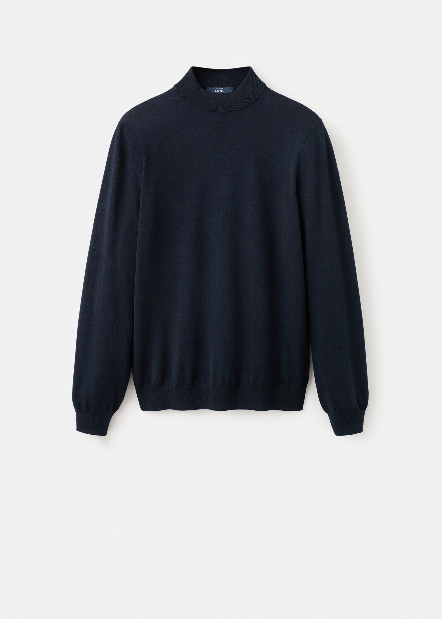 Pull-over 100 % laine col montant - Article sans modèle