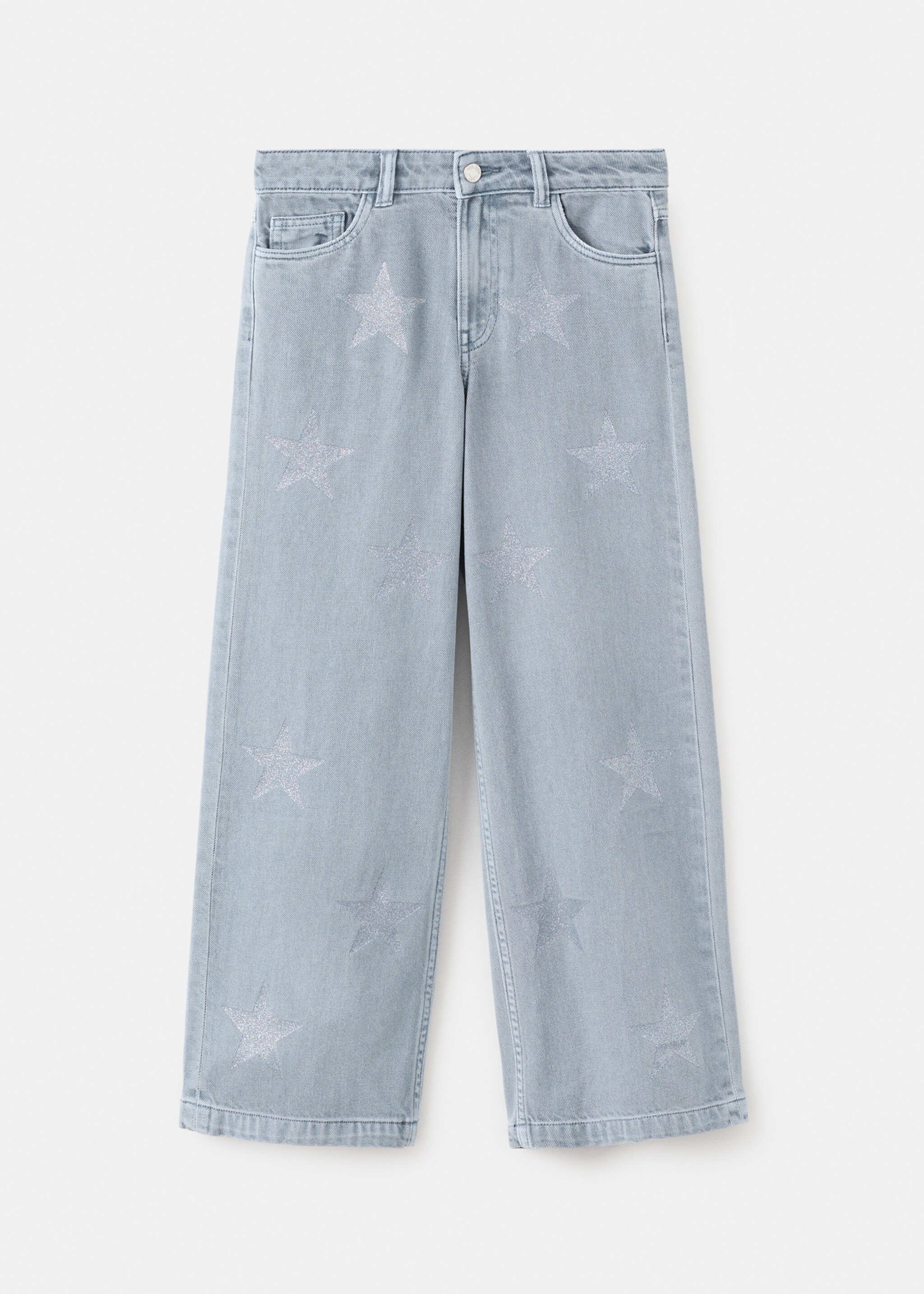 Glitter star jeans - Article without model, Blue. Ref: 27031289-00.