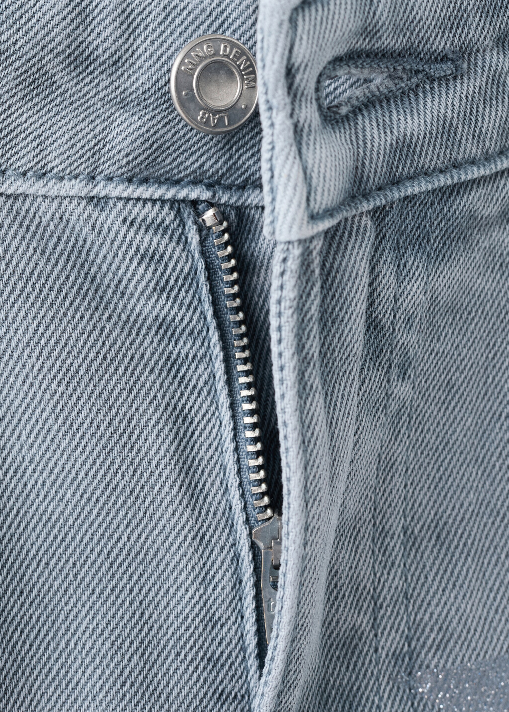 Glitter star jeans - Details of the article 8, Blue. Ref: 27031289-00.