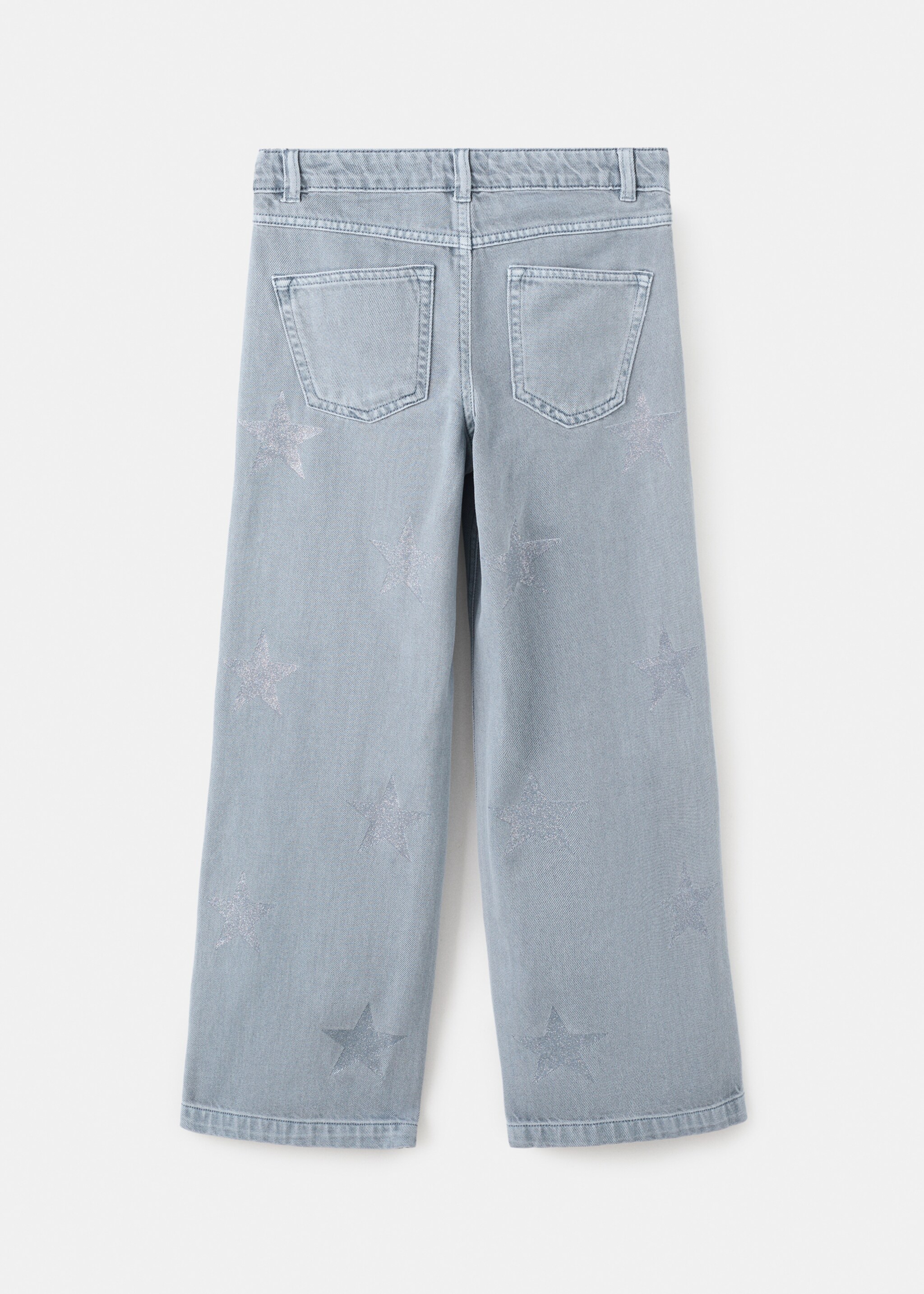 Glitter star jeans - Reverse of the article, Blue. Ref: 27031289-00.