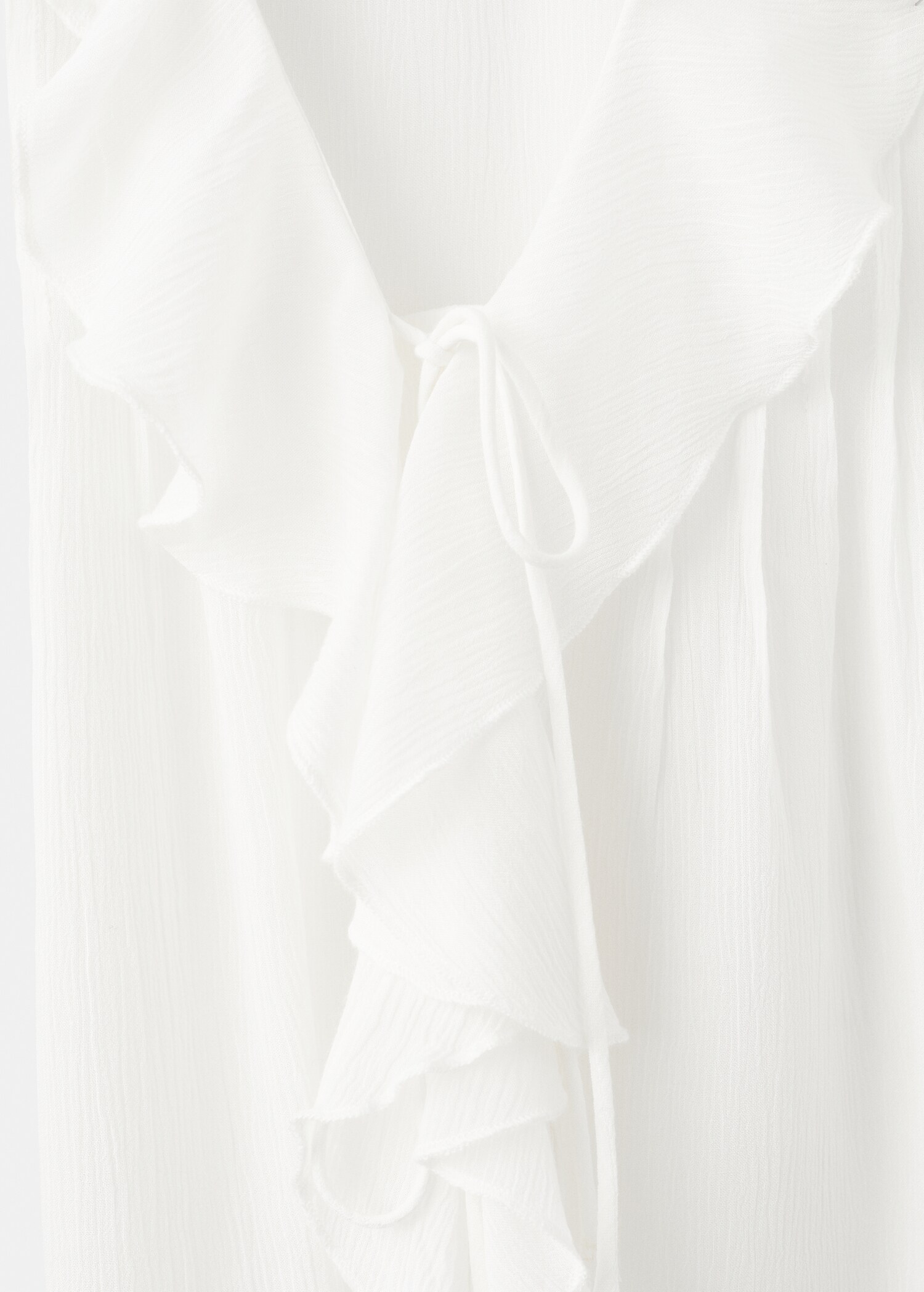 Fluid ruffled blouse - Details of the article 8
