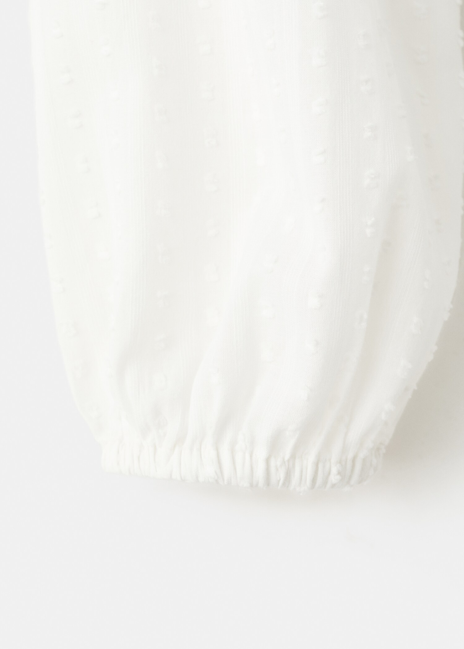 Ruffled plumeti blouse - Details of the article 0