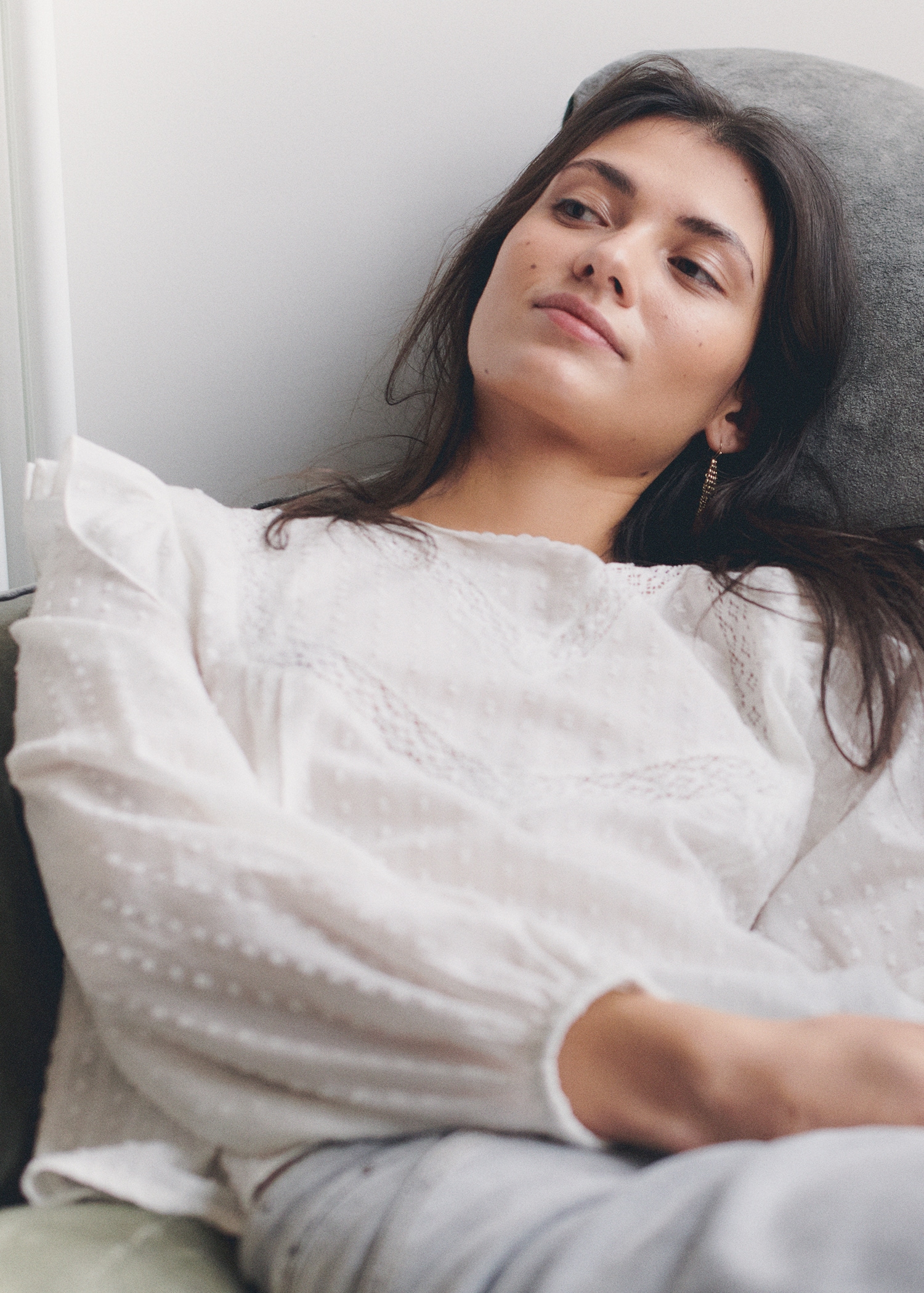 Blusa plumetti folhos - Pormenor do artigo 5