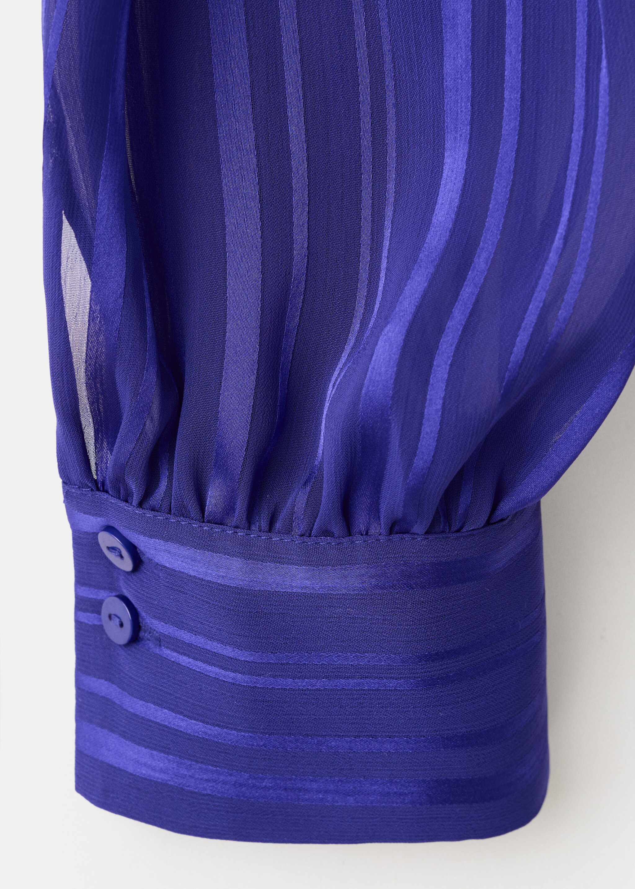 Blusa rayas fular - Detalle del artículo 0, Azul. Ref: 27031293-00.