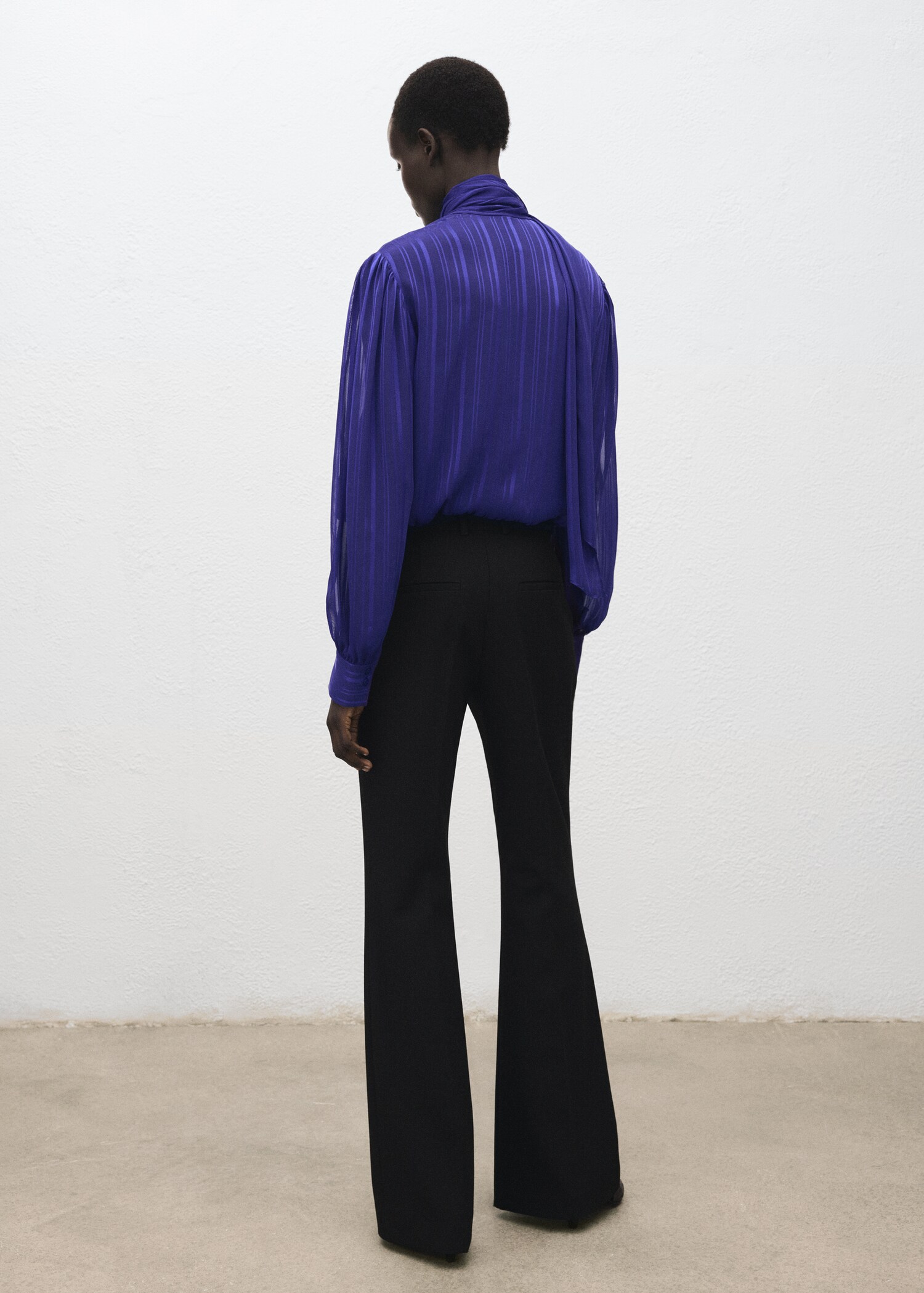 Blusa rayas fular - Reverso del artículo