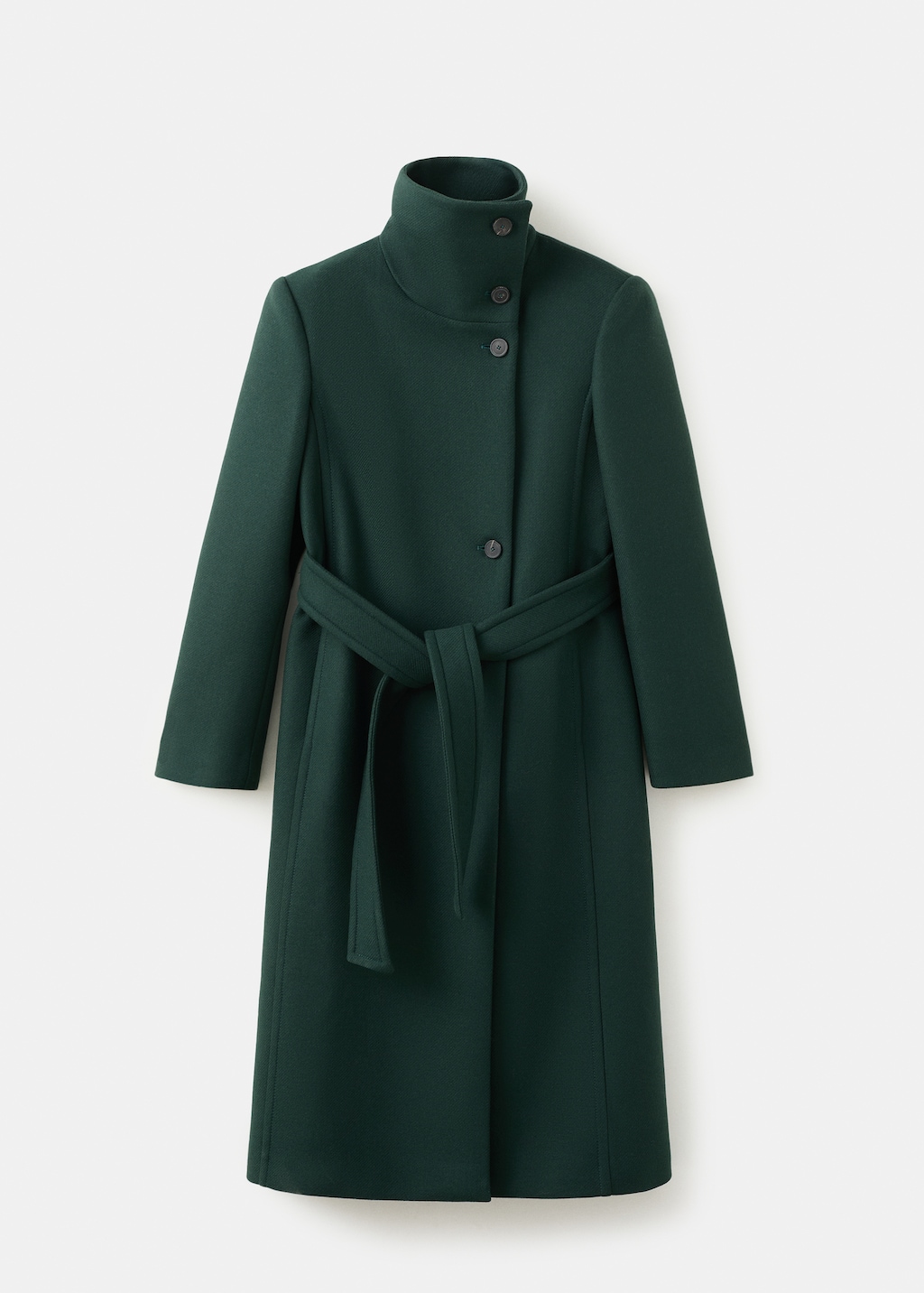 Mango Manteco wool coat with belt