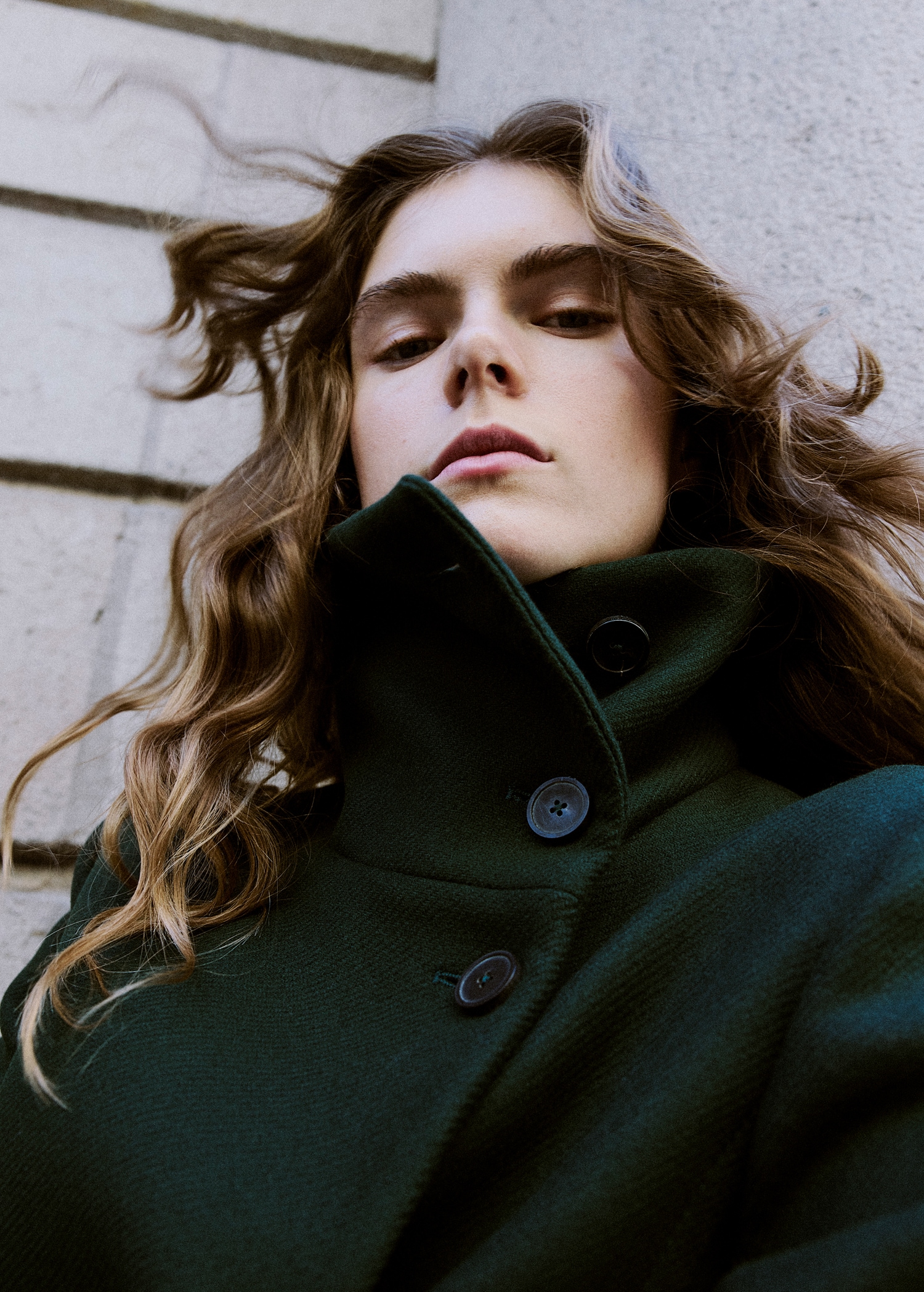 Manteco wool coat with belt - Details of the article 2