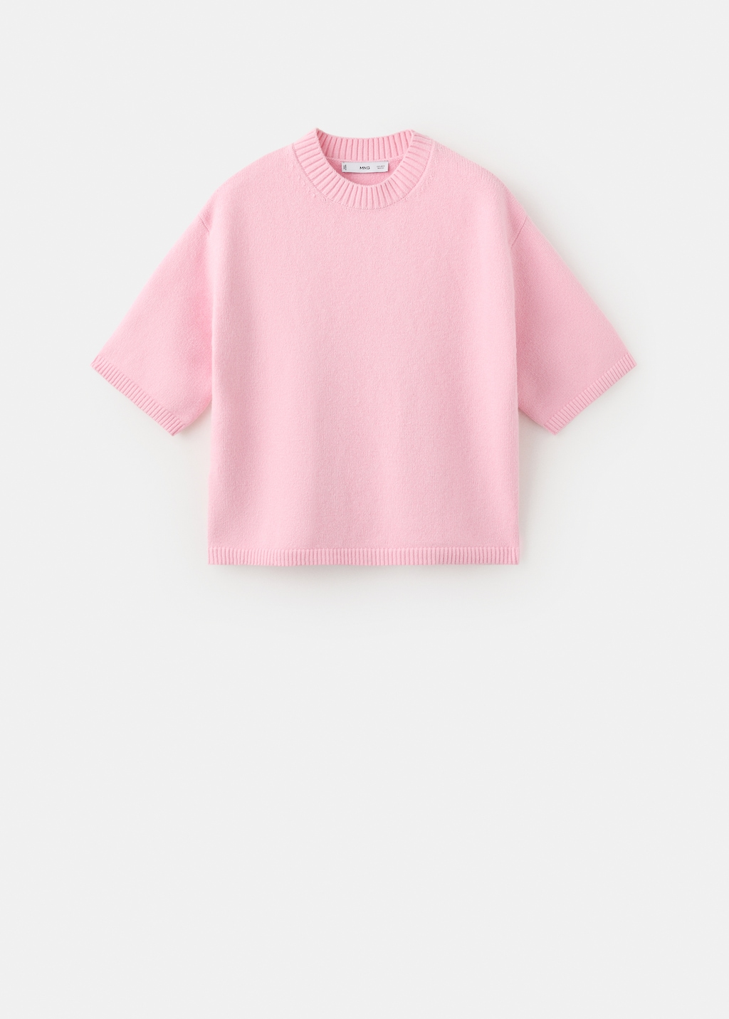 Mango Short-sleeved knitted sweater