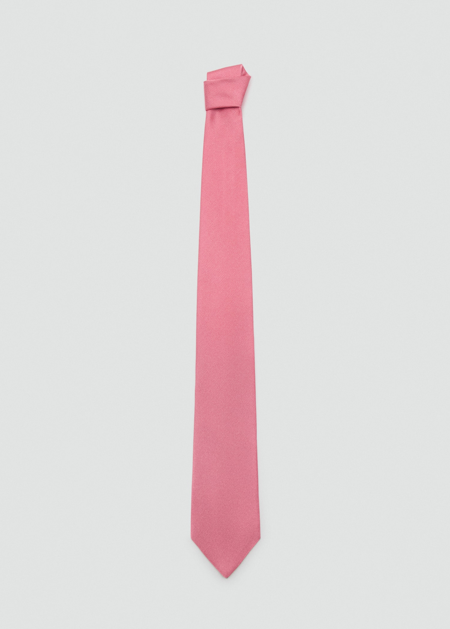 Plain silk tie - Article without model