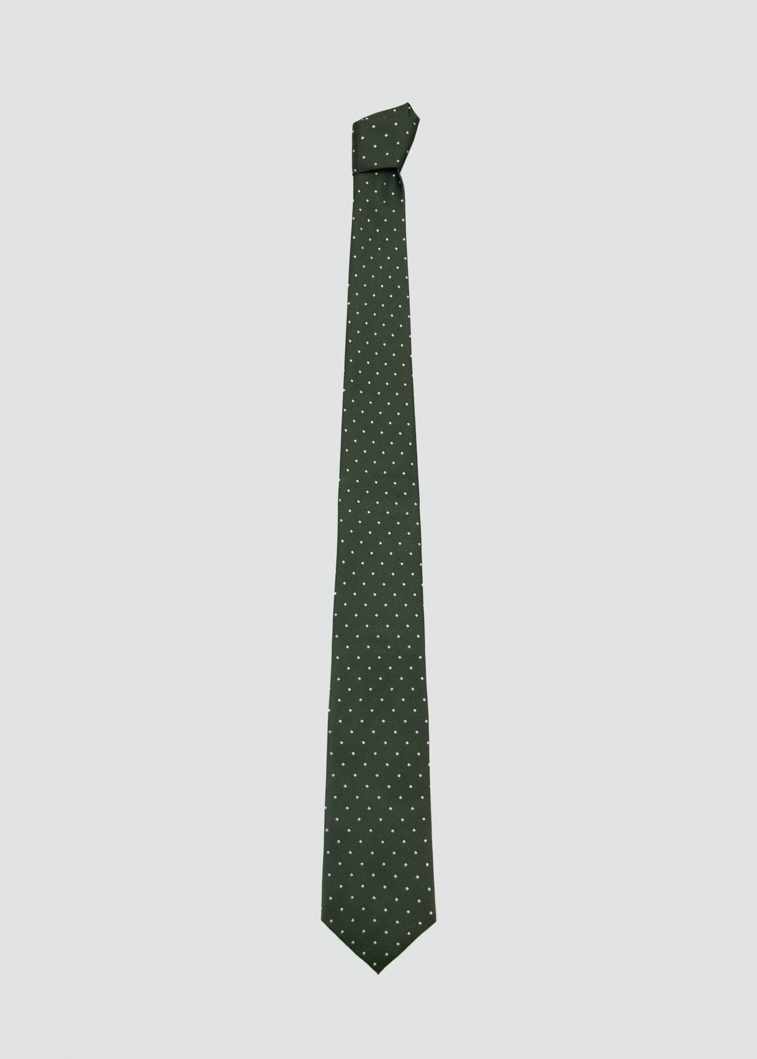 Polka-dot silk tie - Article without model