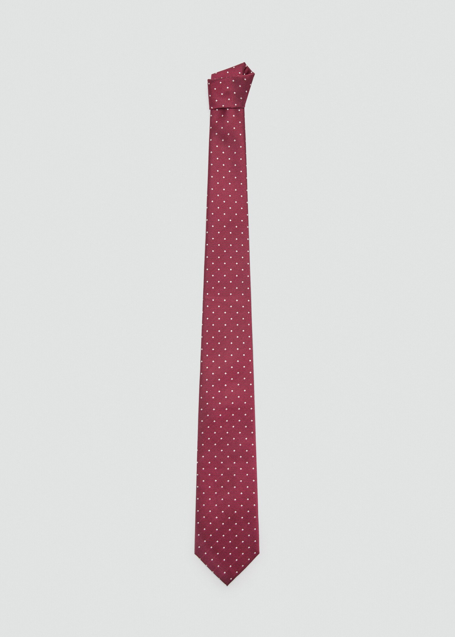 Polka-dot silk tie - Article without model