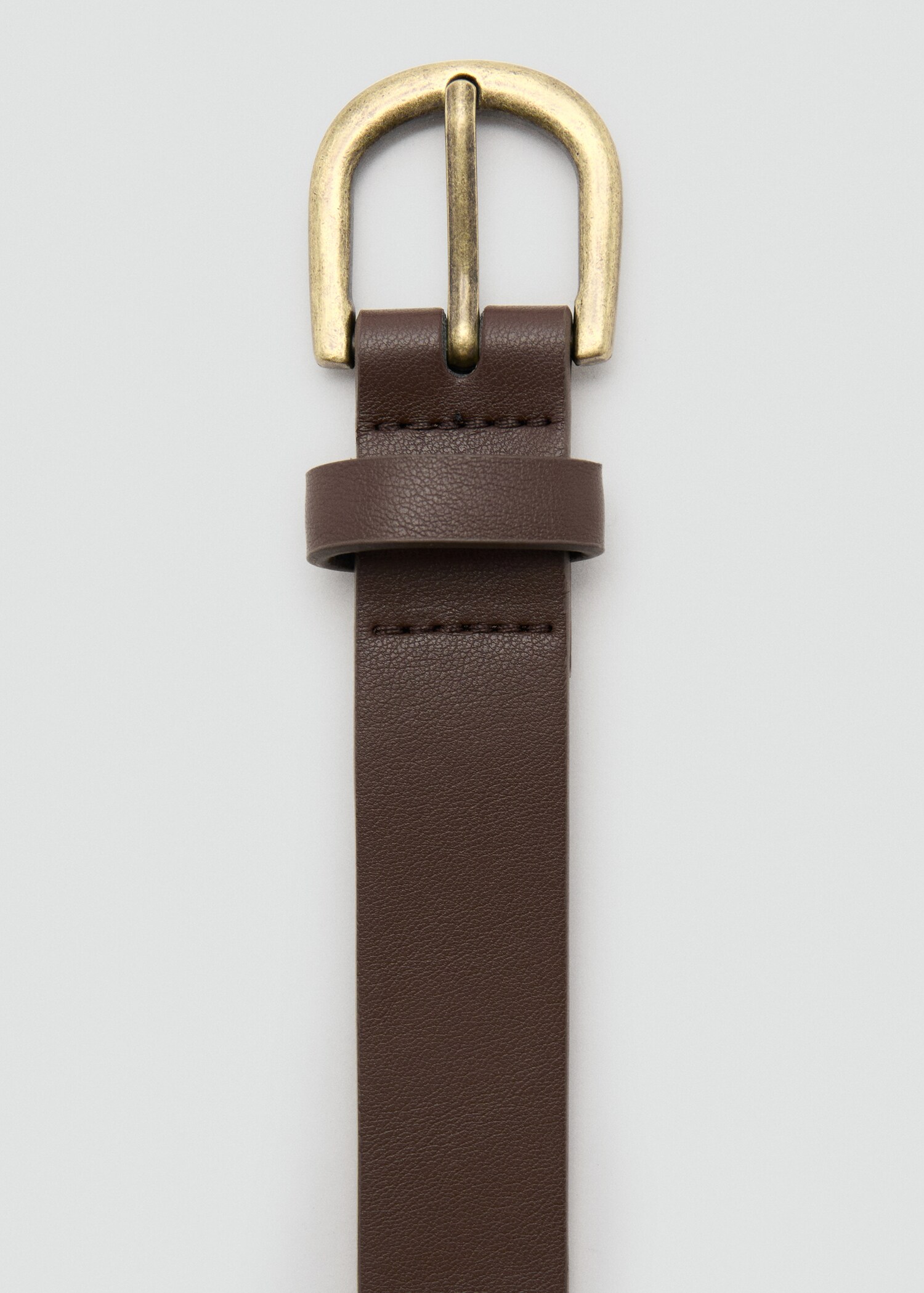 Faux-leather belt - Medium plane