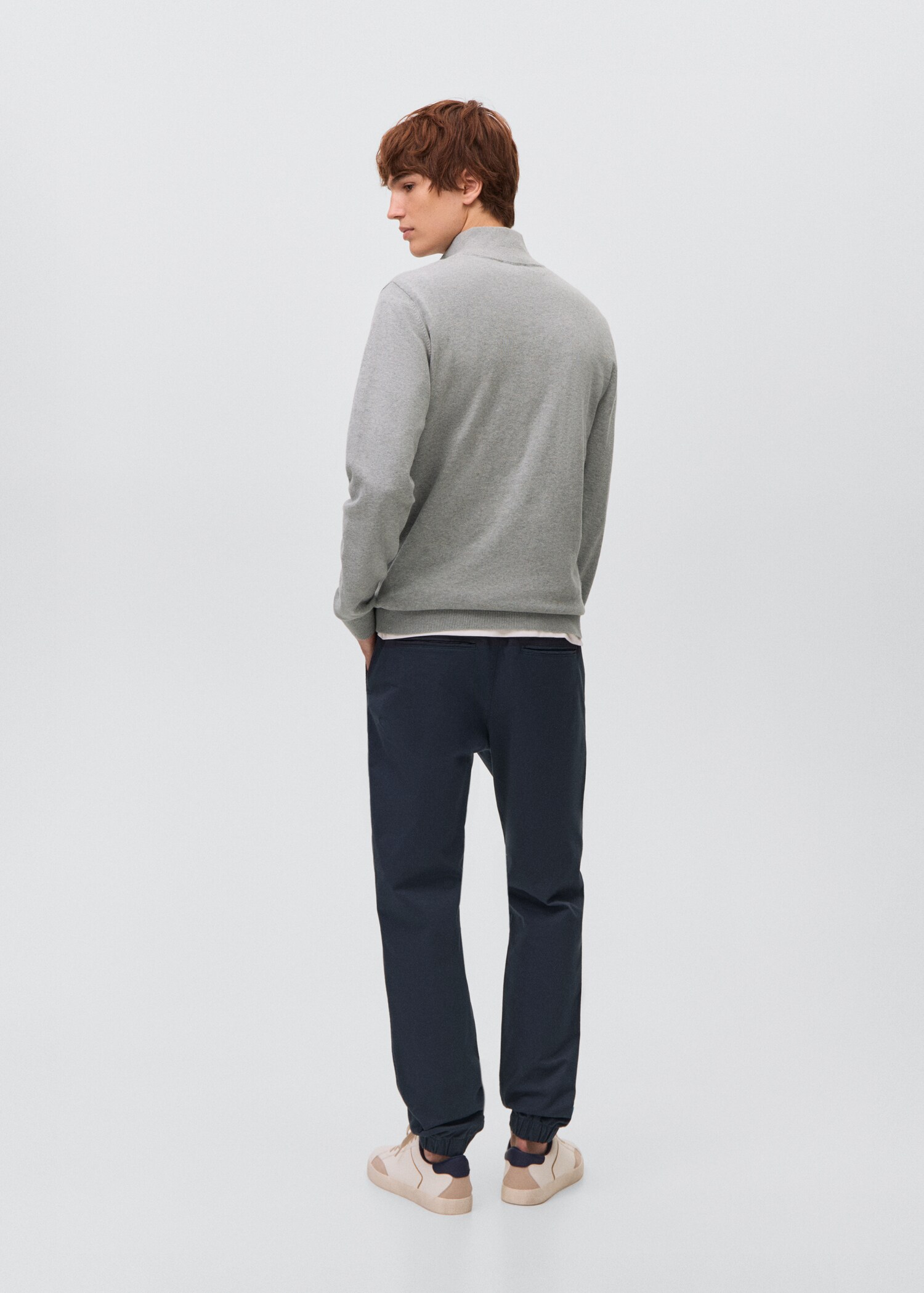 Perkins-neck sweater - Reverse of the article