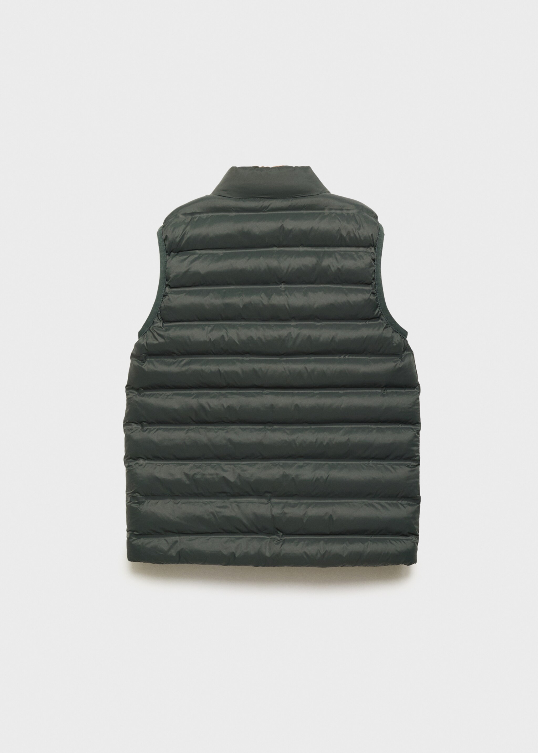 Quilted gilet - Reverse of the article, Khaki. Ref: 27031318-00.