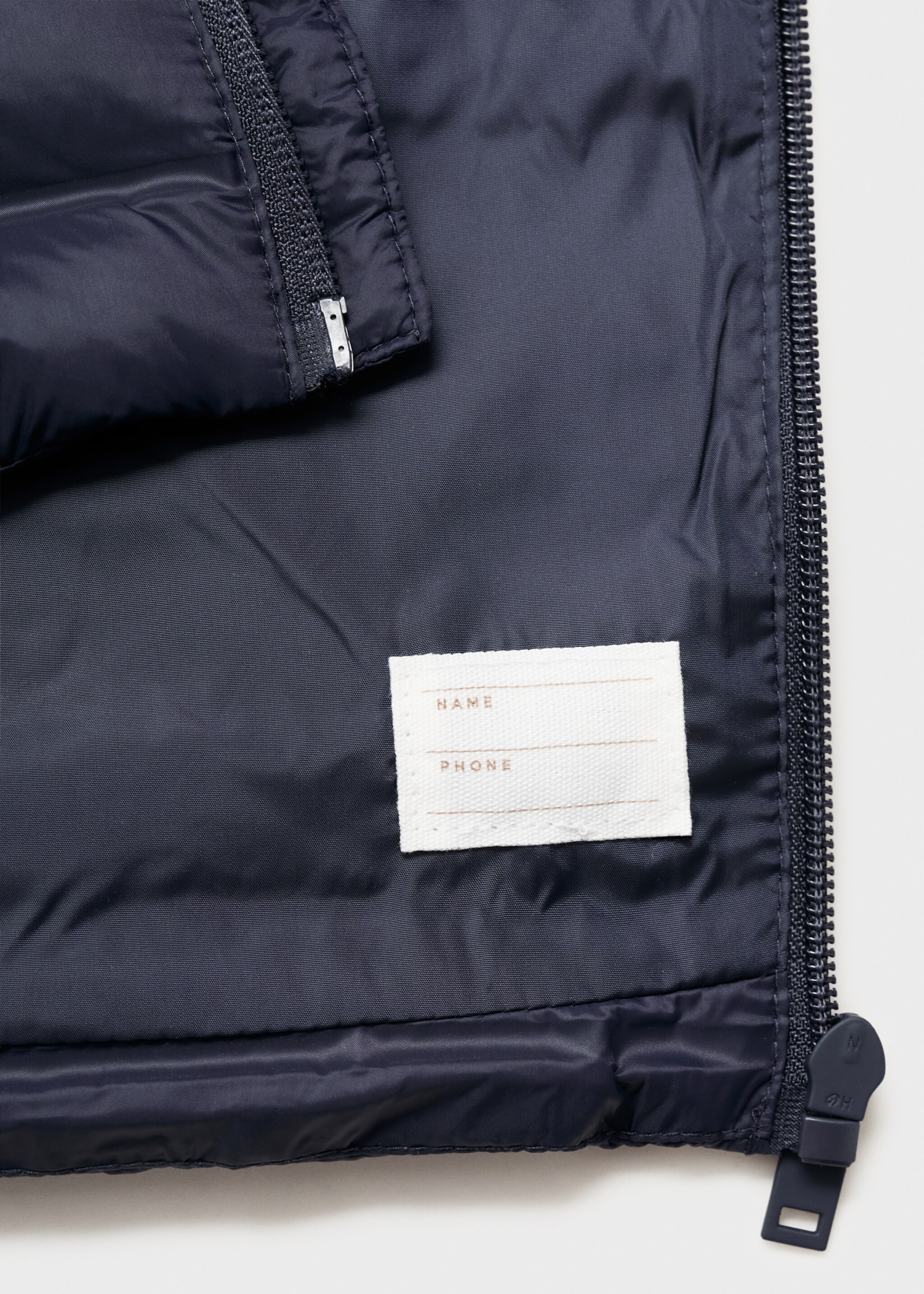 Quilted gilet - Details of the article 0, Navy. Ref: 27031318-00.