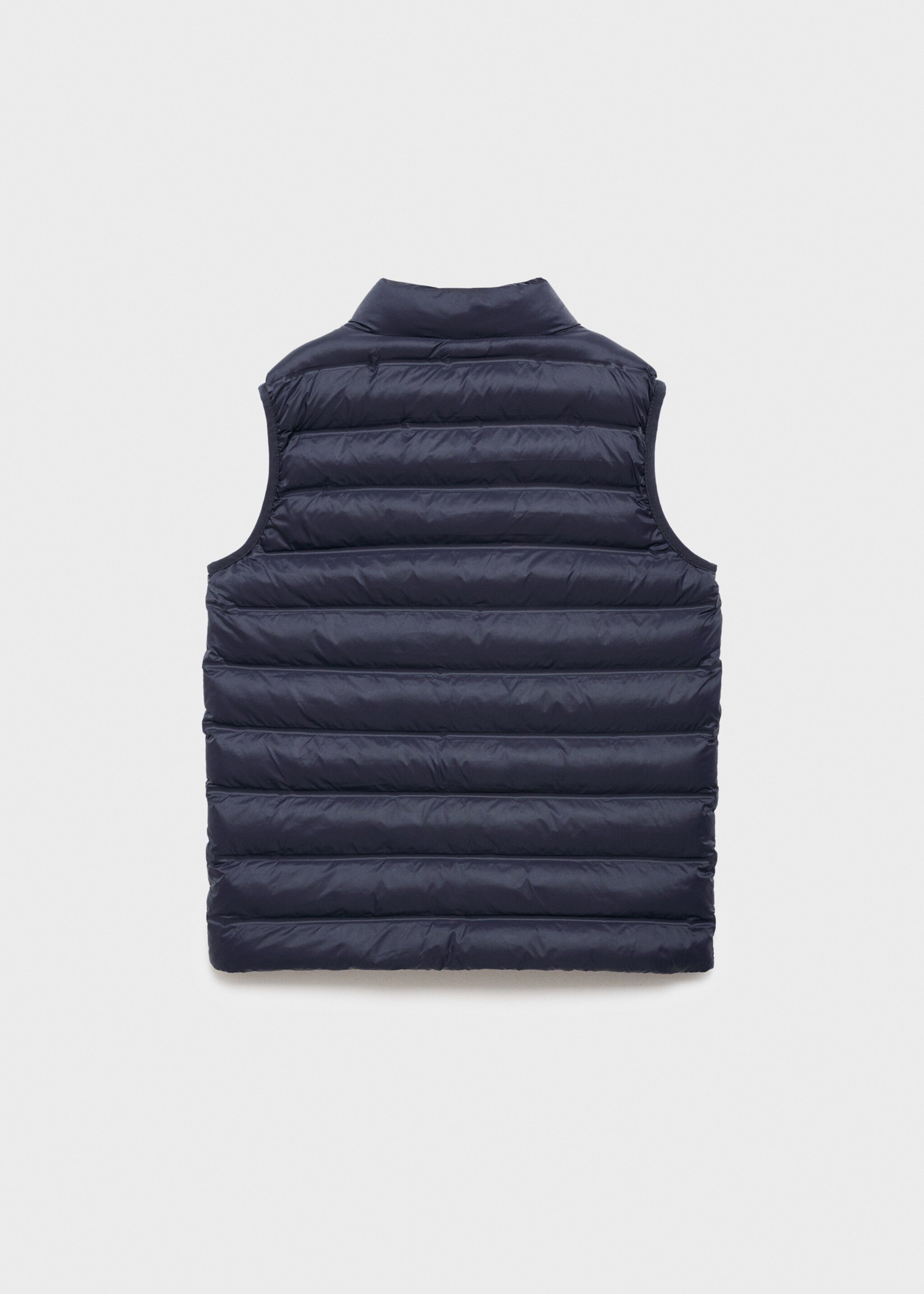Quilted gilet - Reverse of the article, Navy. Ref: 27031318-00.