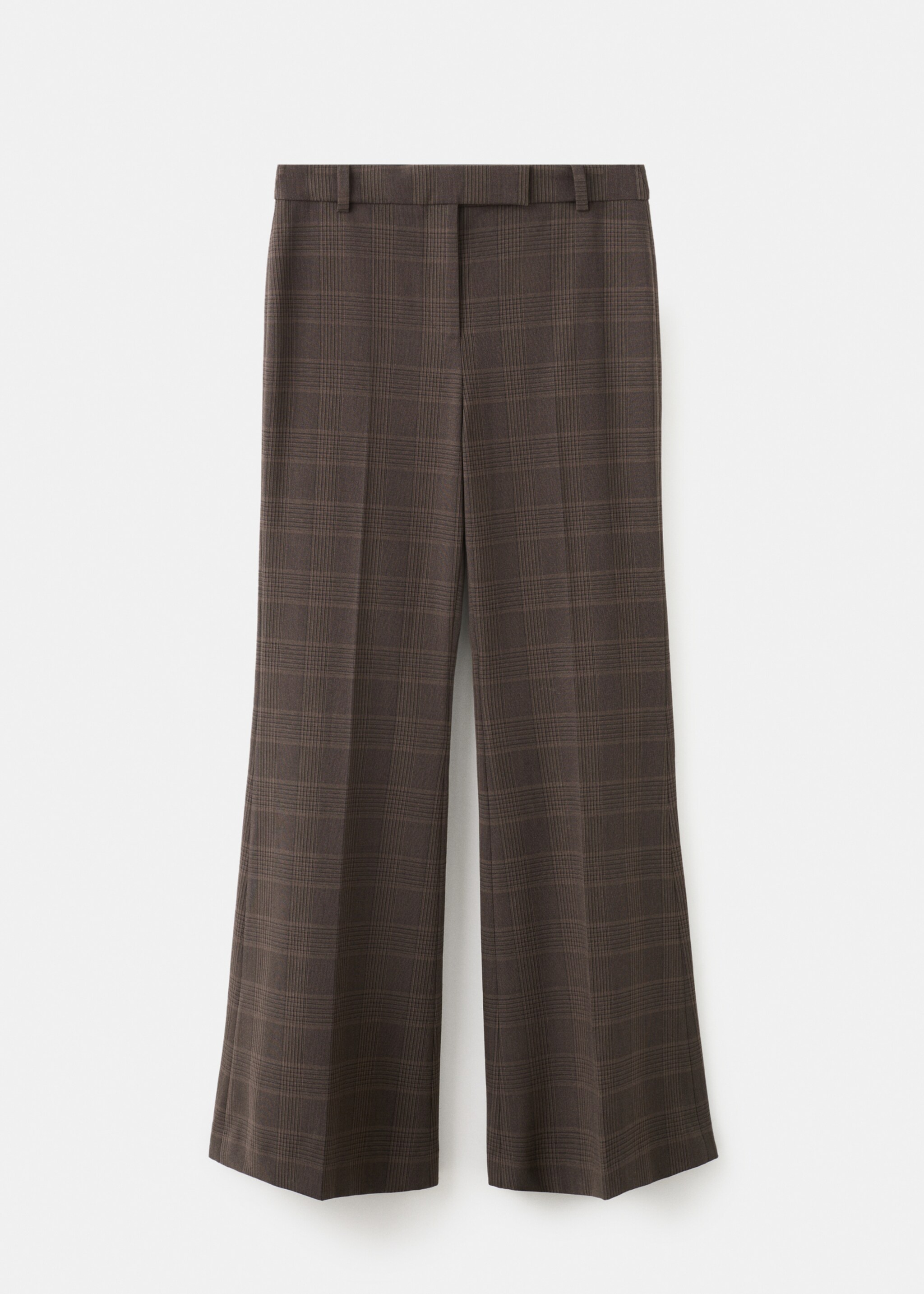 Check suit trousers - Article without model, Brown. Ref: 27031324-00.