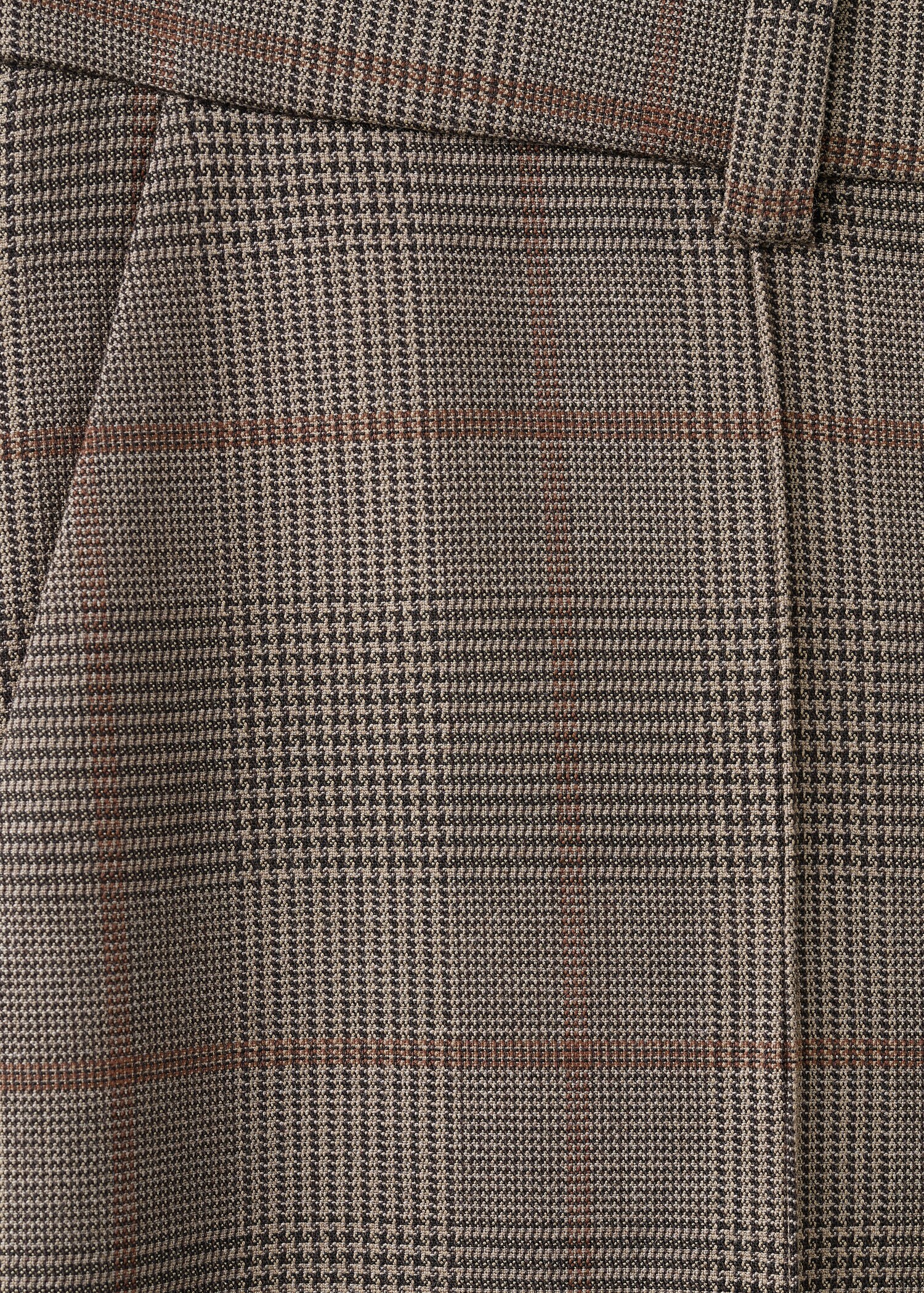 Wool-blend check trousers - Details of the article 9