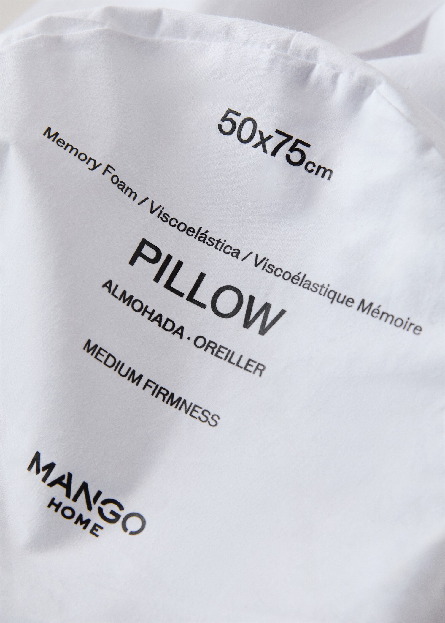 Viscoelastic cotton pillow filling 50x75 cm - Details of the article 3