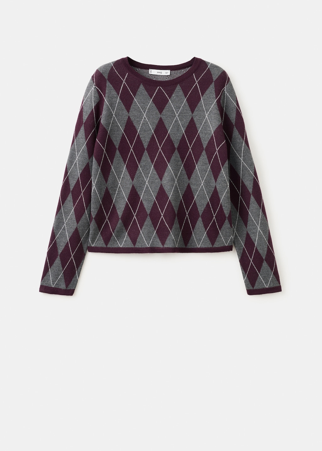 Argyle knit sweater - image 5