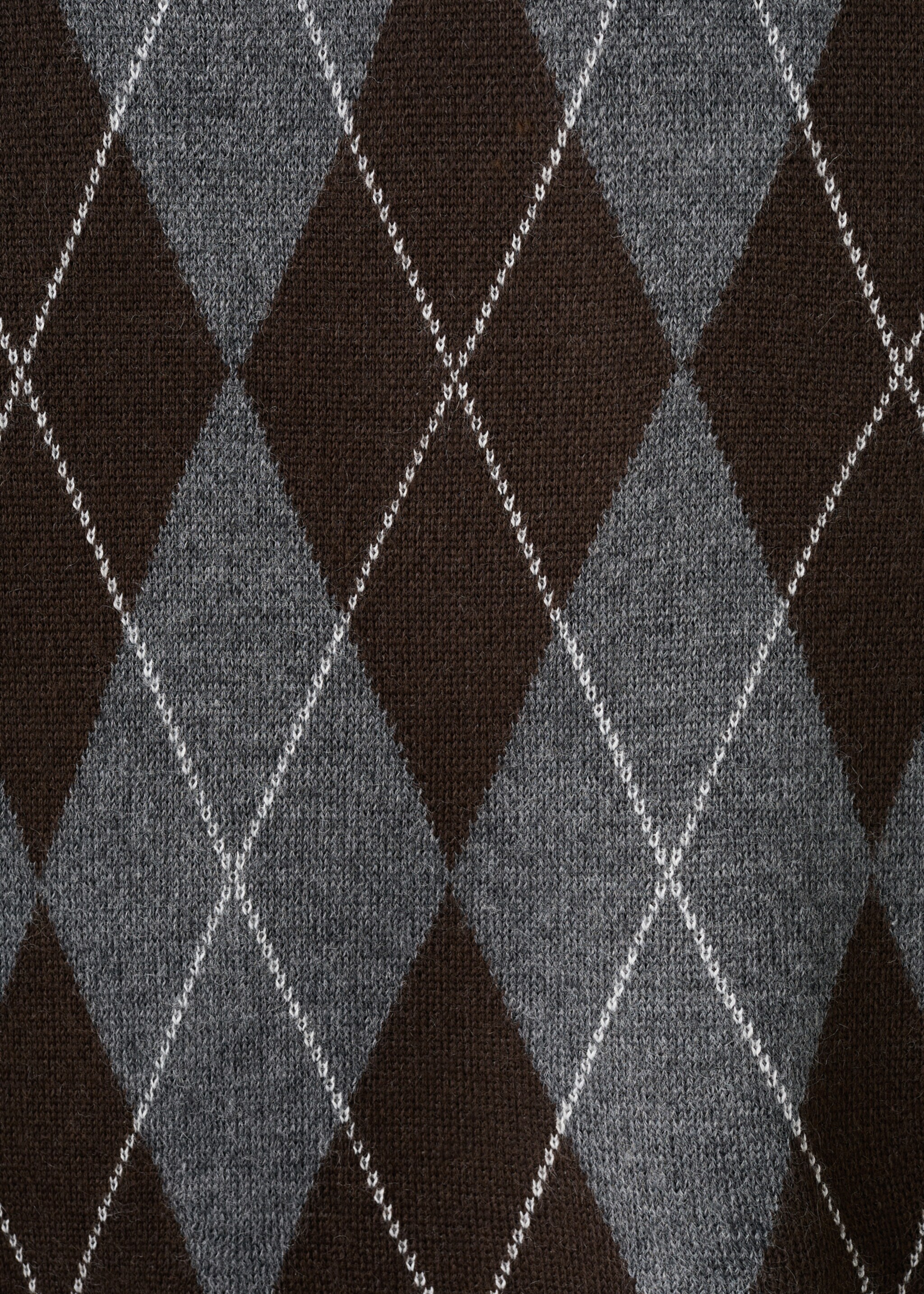 Pull-over losanges manches courtes - Détail de l'article 8, Gris. Ref: 27031337-00.