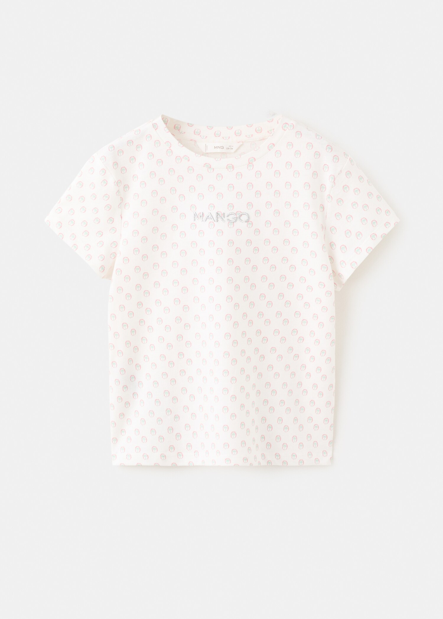 刺绣印花T恤 - null