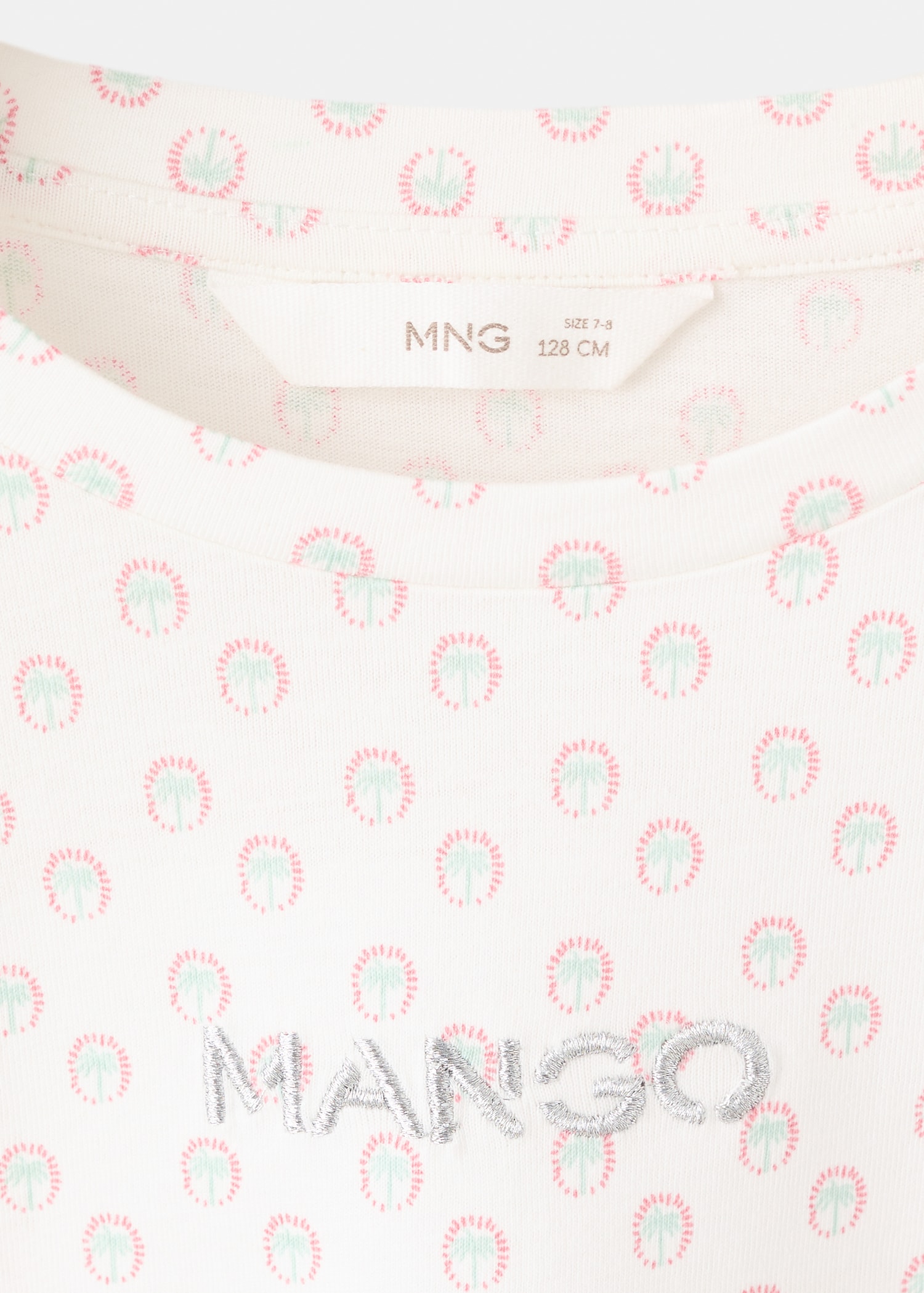 刺绣印花T恤 - null