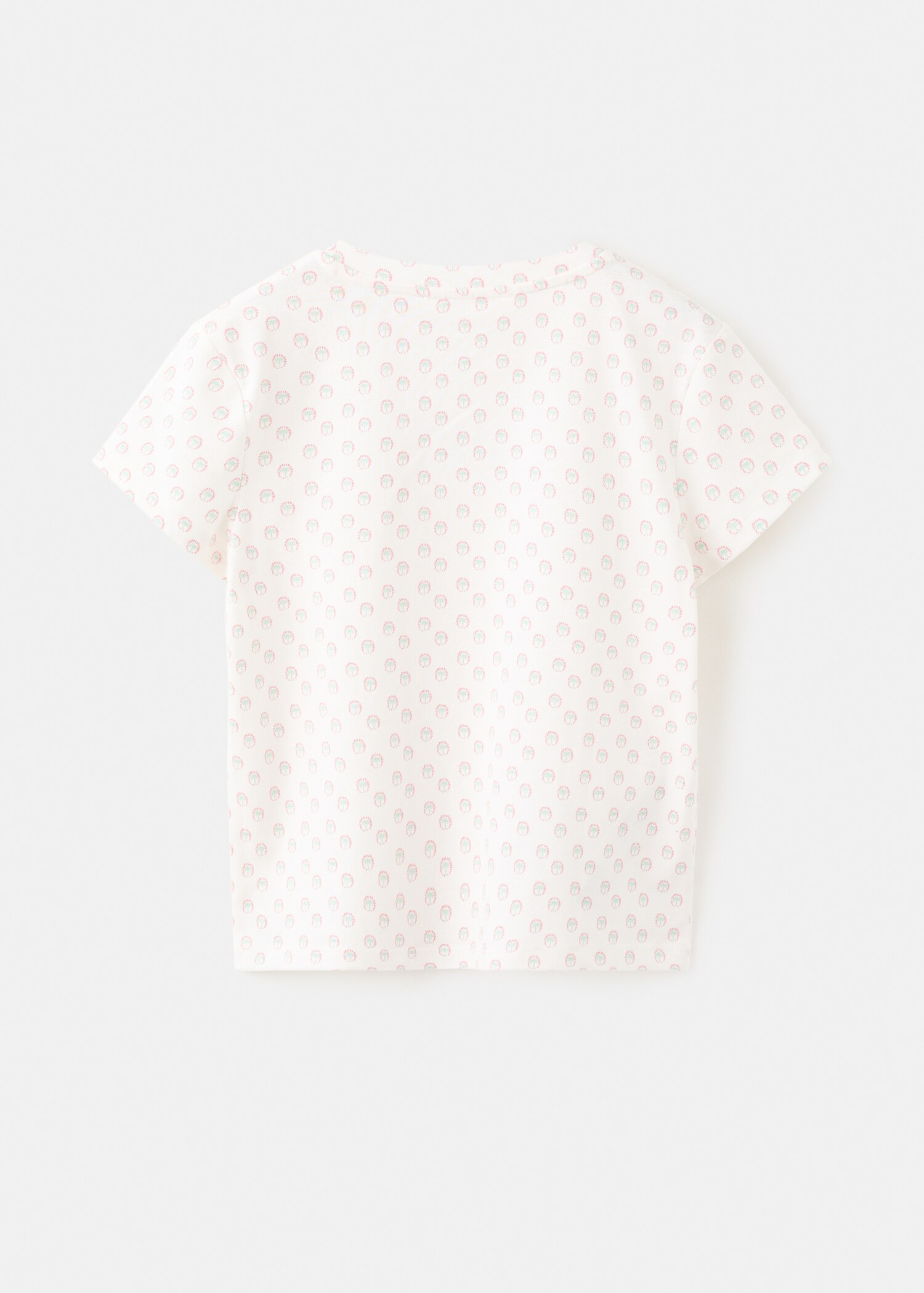 刺绣印花T恤 - null