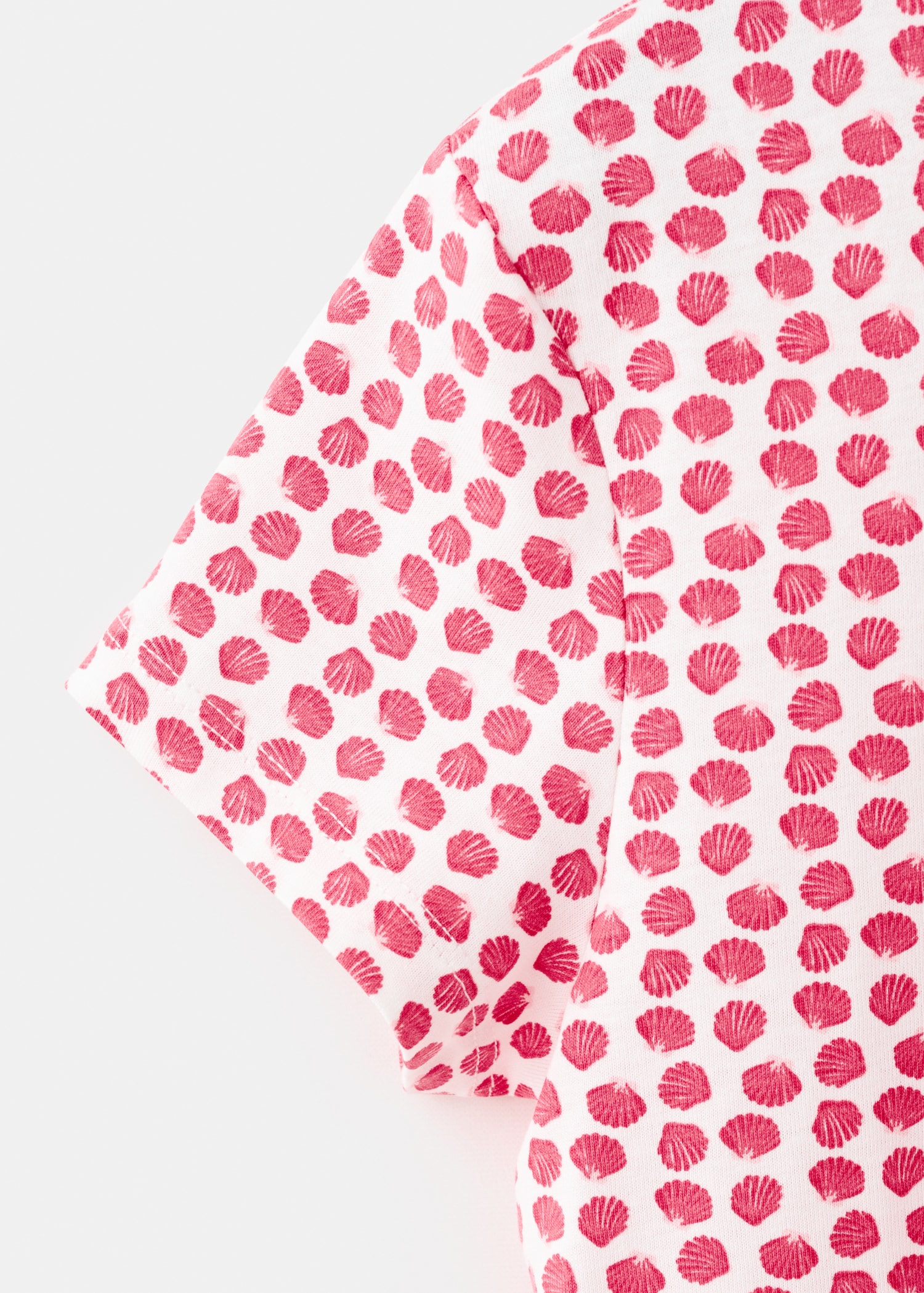 刺绣印花T恤 - null