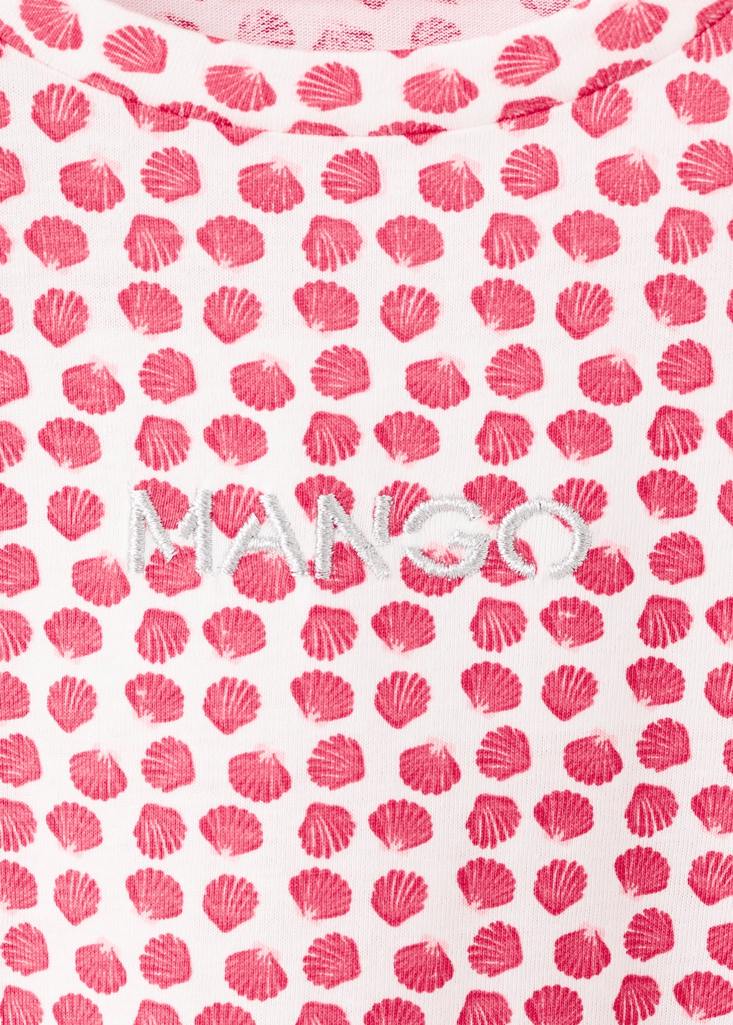 刺绣印花T恤 - null